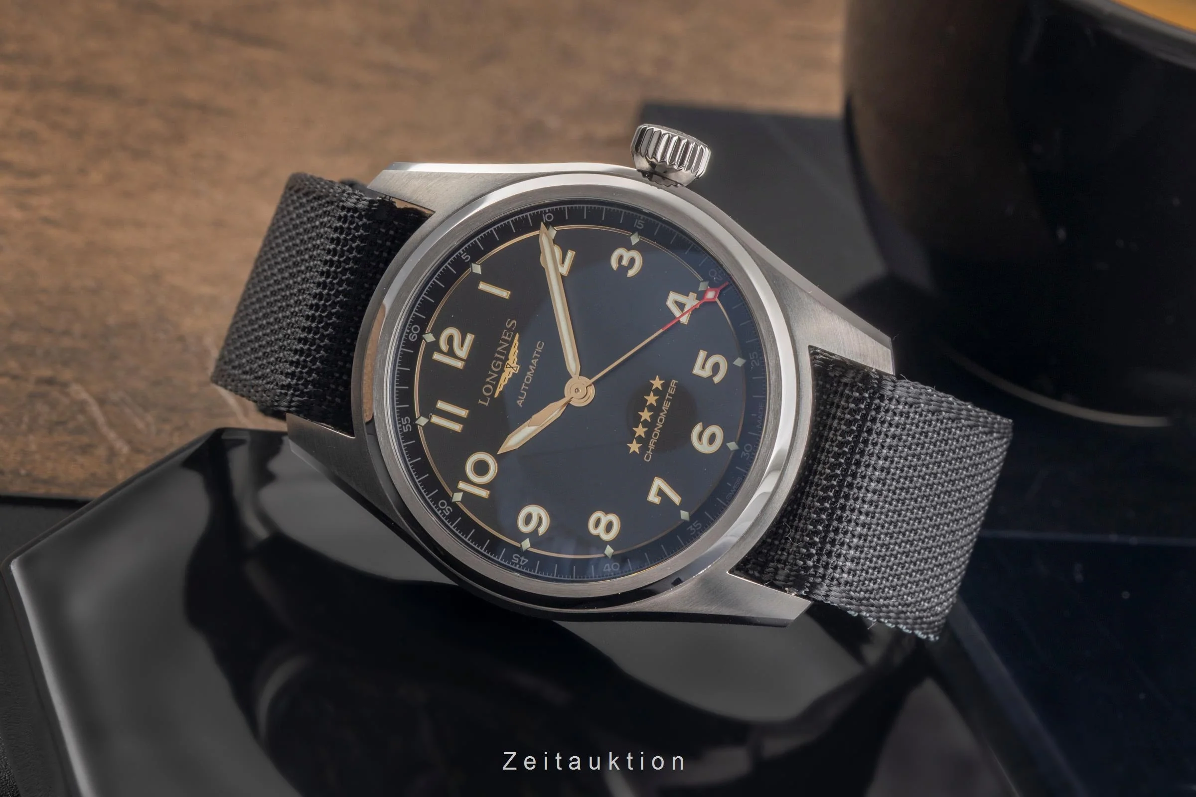 Longines Spirit titanium automatic men's watch L3.810.1.53.2 LP: 3400EUR  [2503407] - Image 3