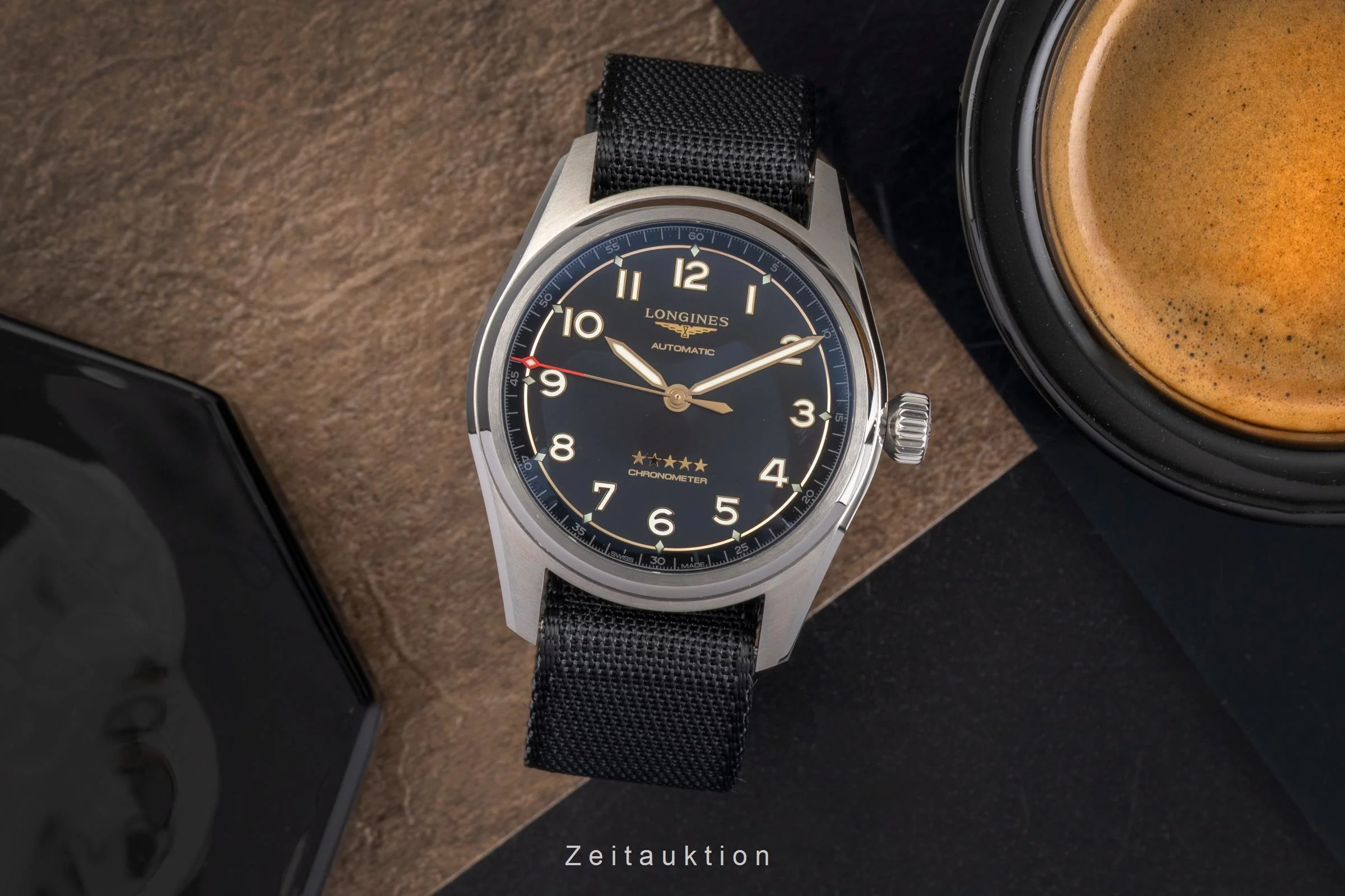 Longines Spirit titanium automatic men's watch L3.810.1.53.2 LP: 3400EUR  [2503407] - Image 4