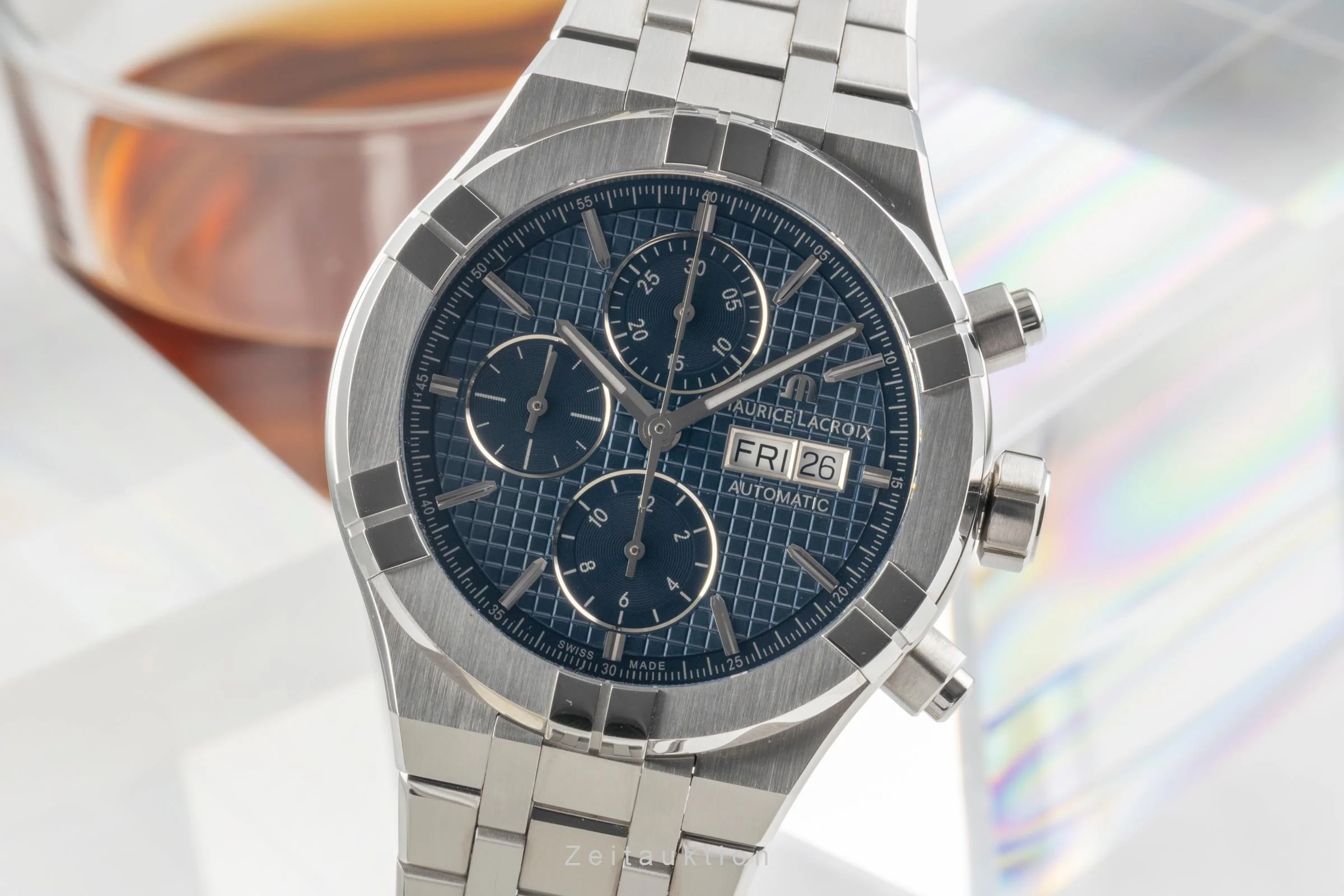 Maurice Lacroix Aikon chronograph steel automatic men's watch A16038-5502-430-1  [2504839] - Image 2