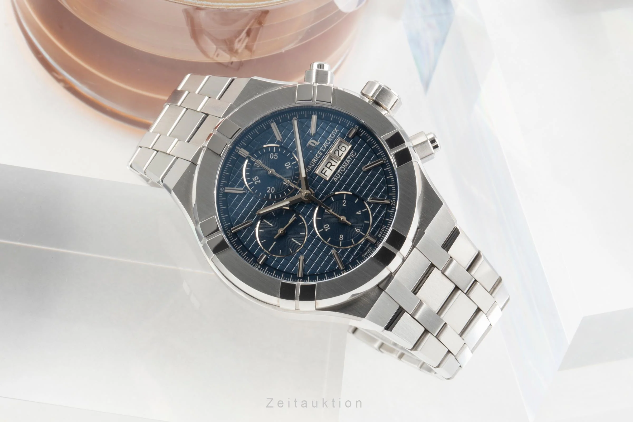 Maurice Lacroix Aikon chronograph steel automatic men's watch A16038-5502-430-1  [2504839] - Image 3
