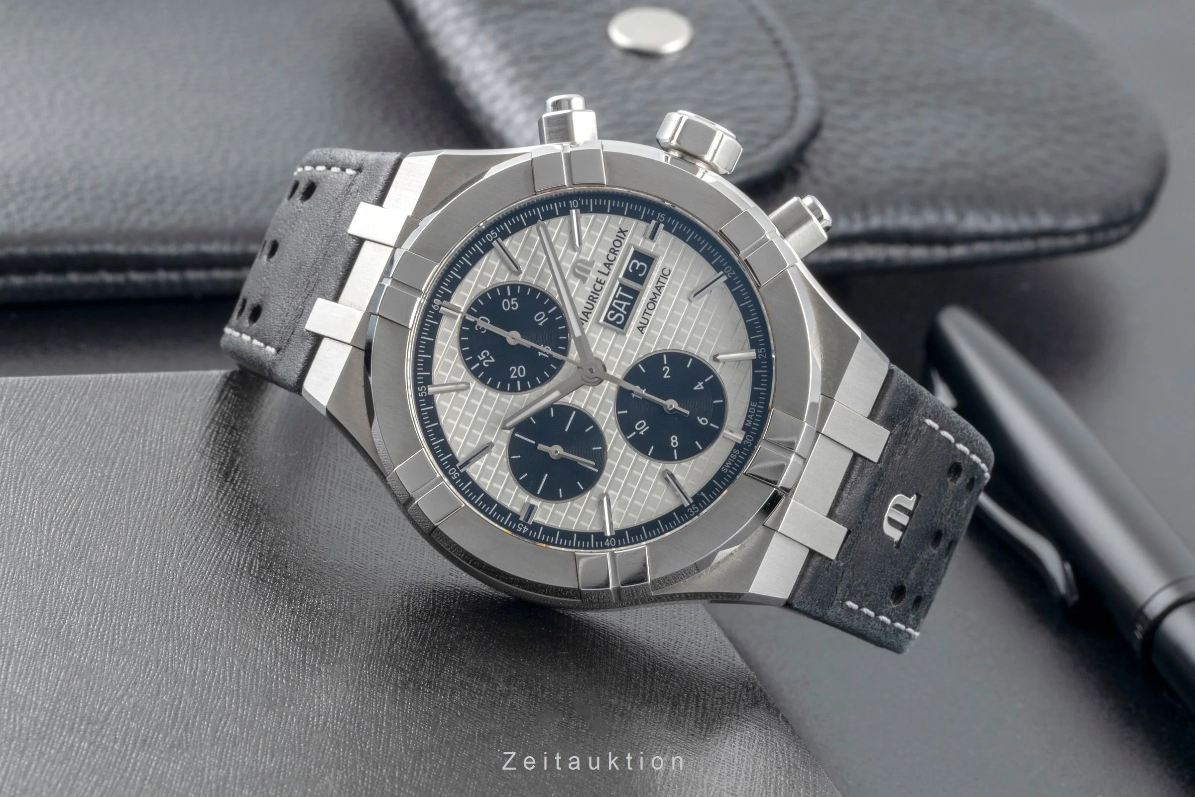 Maurice Lacroix Aikon chronograph steel automatic men's watch AI6038-SS001-130	  [2507024] - Image 3