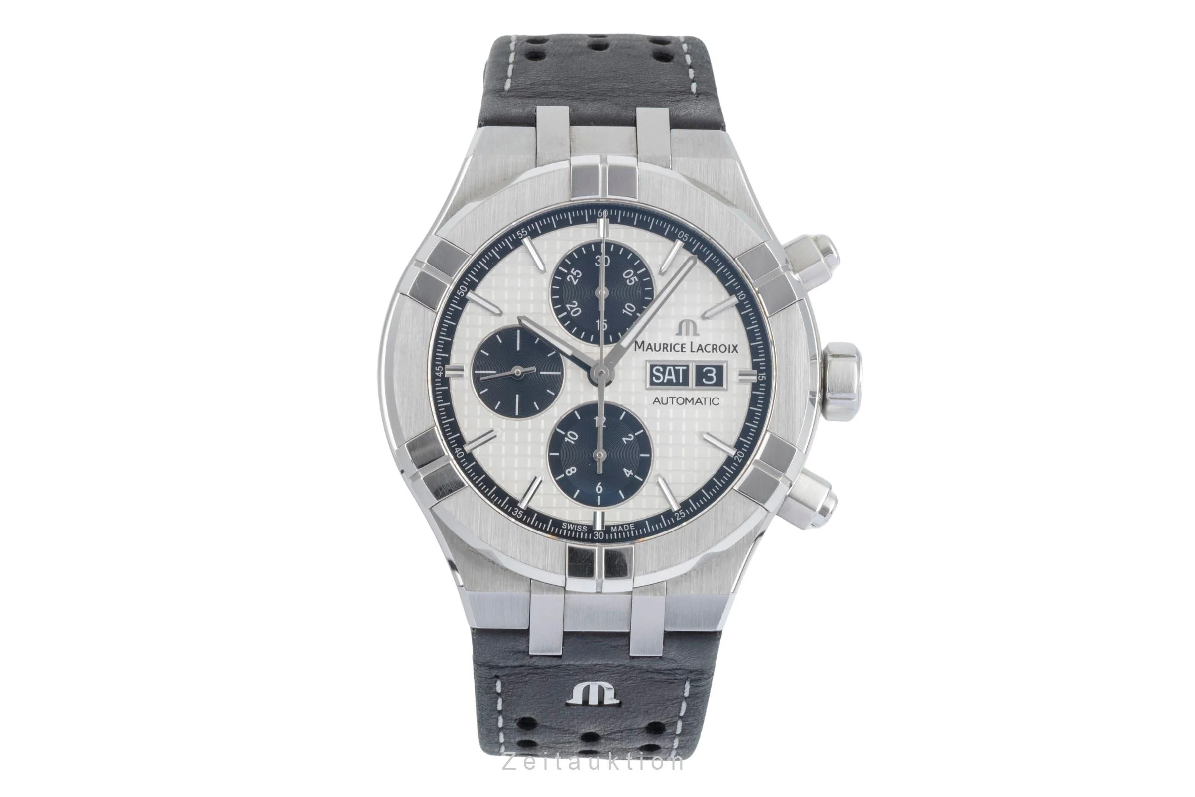 Maurice Lacroix Aikon chronograph steel automatic men's watch AI6038-SS001-130	  [2507024] - Image 5
