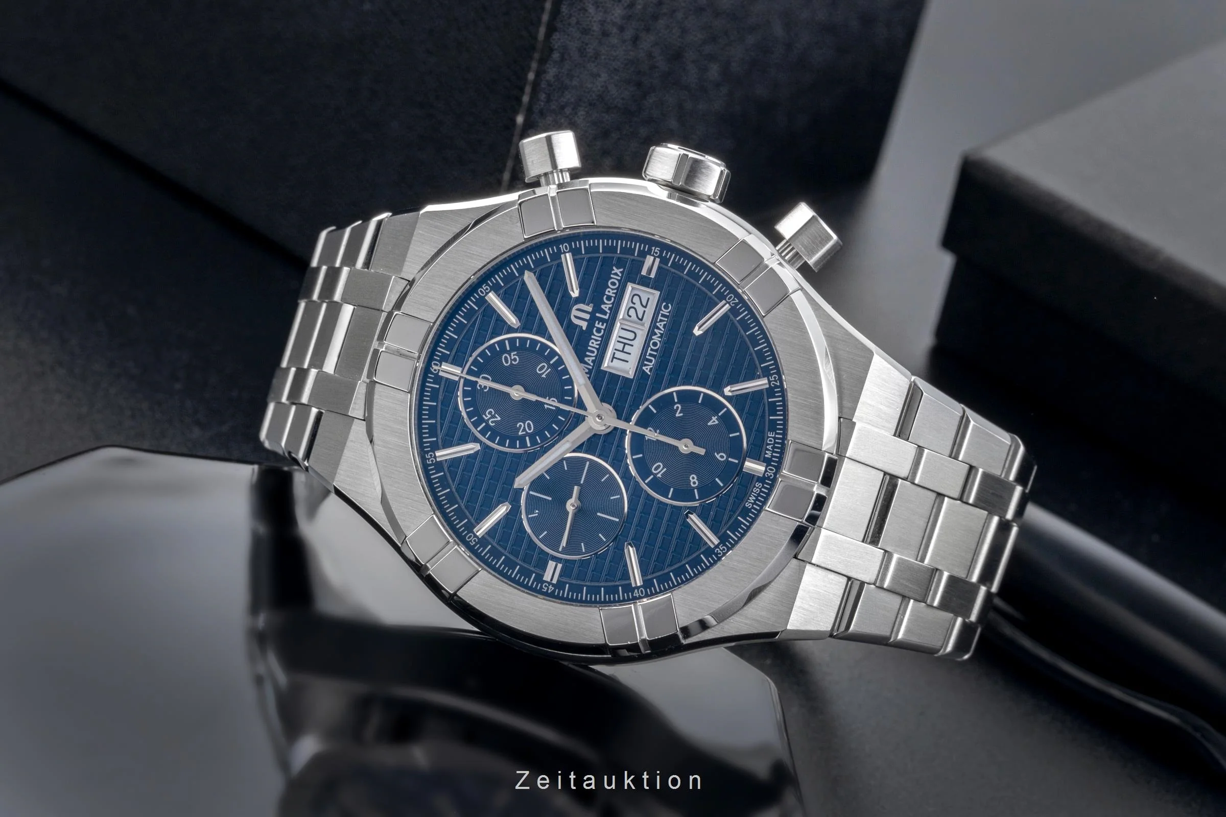 Maurice Lacroix Aikon chronograph steel automatic men's watch AI6038-SS002-4301 LP: 3400EUR  [2505256] - Image 3
