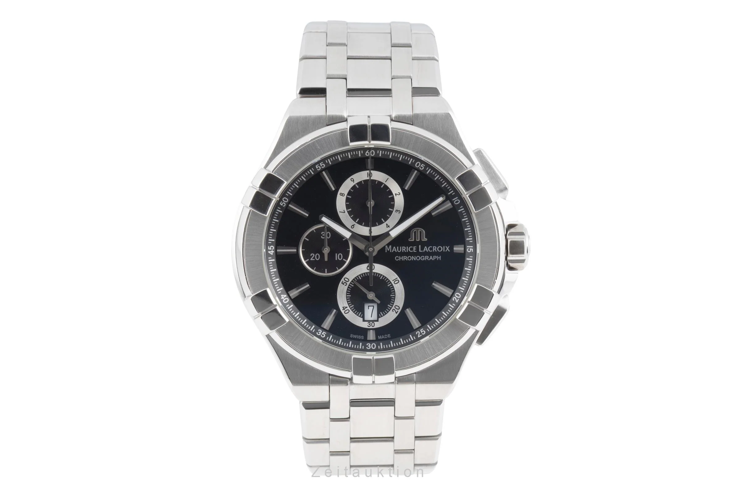 Maurice Lacroix Aikon chronograph steel quartz men's watch AI 1018-SS002-330-1  [2600841] - Image 5
