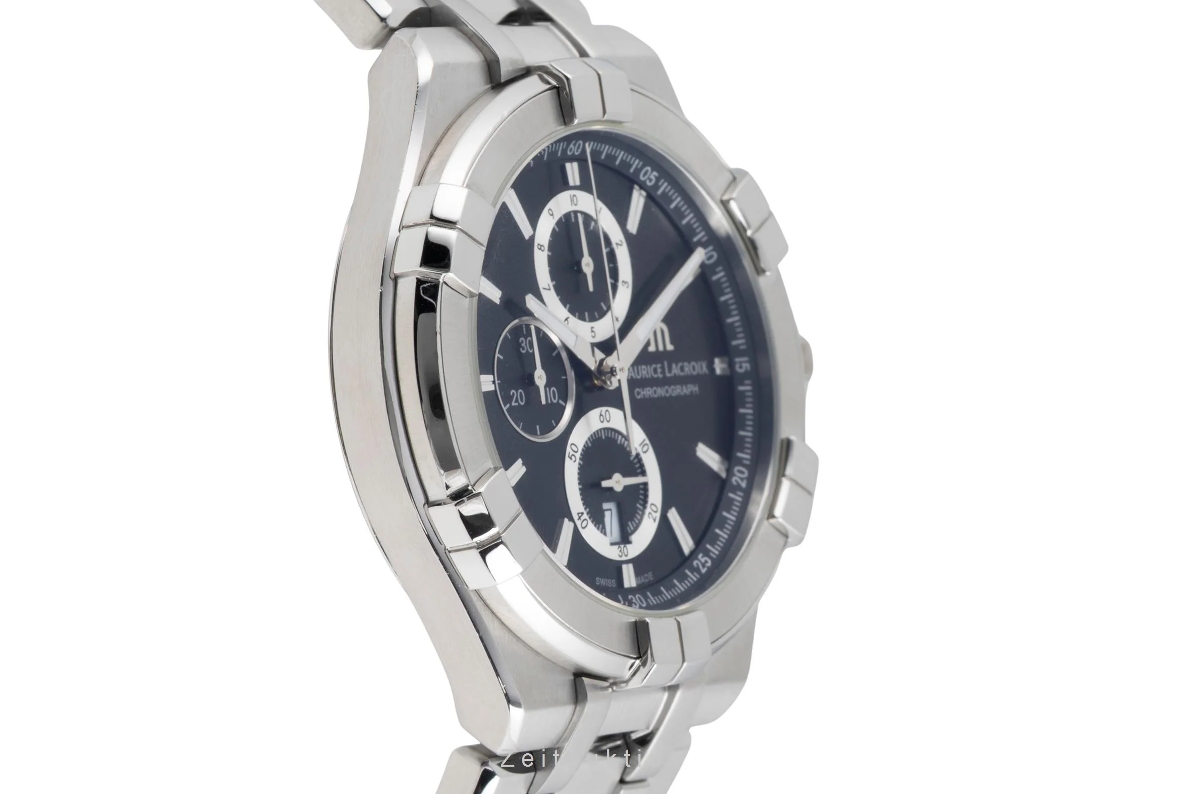Maurice Lacroix Aikon chronograph steel quartz men's watch AI 1018-SS002-330-1  [2600841] - Image 8