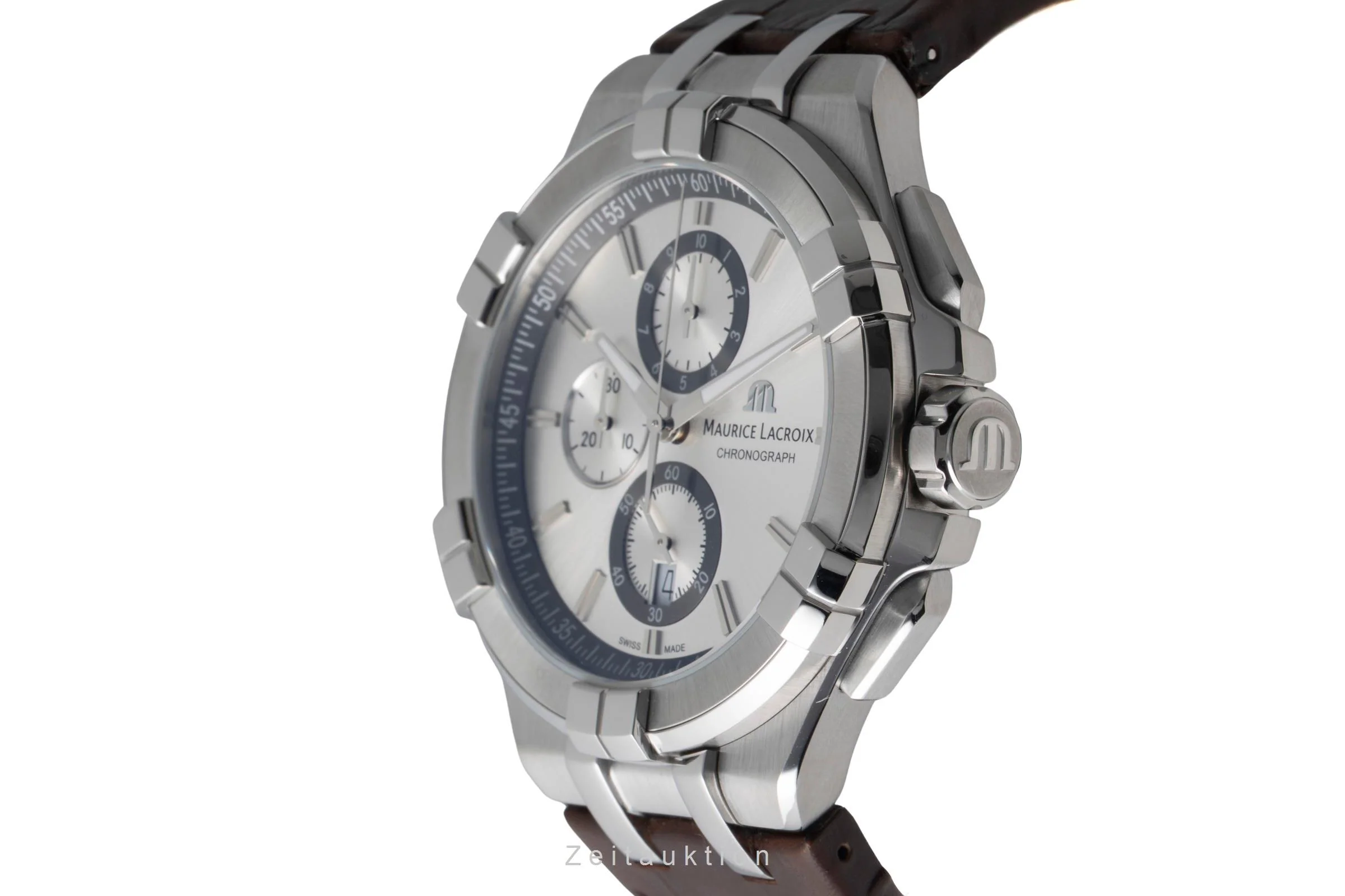 Maurice Lacroix Aikon chronograph steel quartz men's watch AI1018-SS001-1301  [2600919] - Image 7