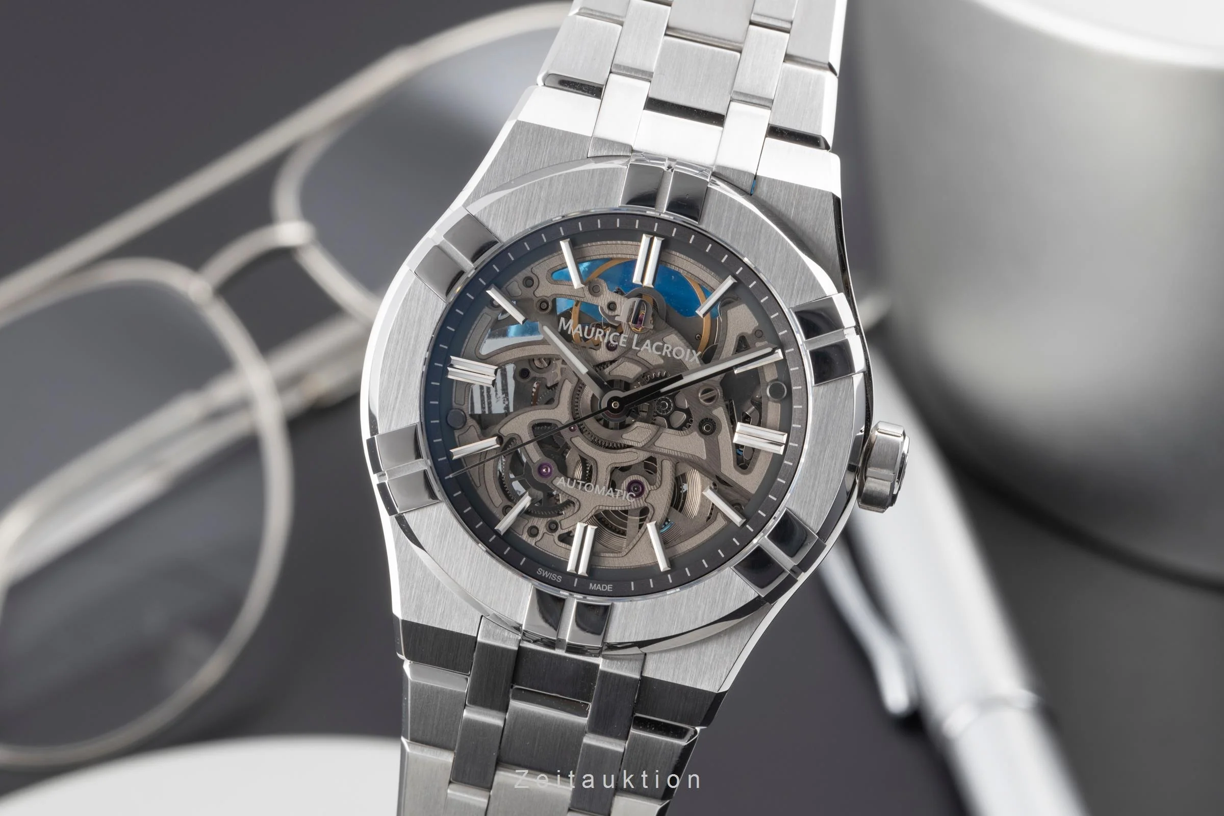 Maurice Lacroix Aikon steel automatic men's watch Al6007-SS002-030-1	 LP: 3600EUR  [2504980] - Image 2