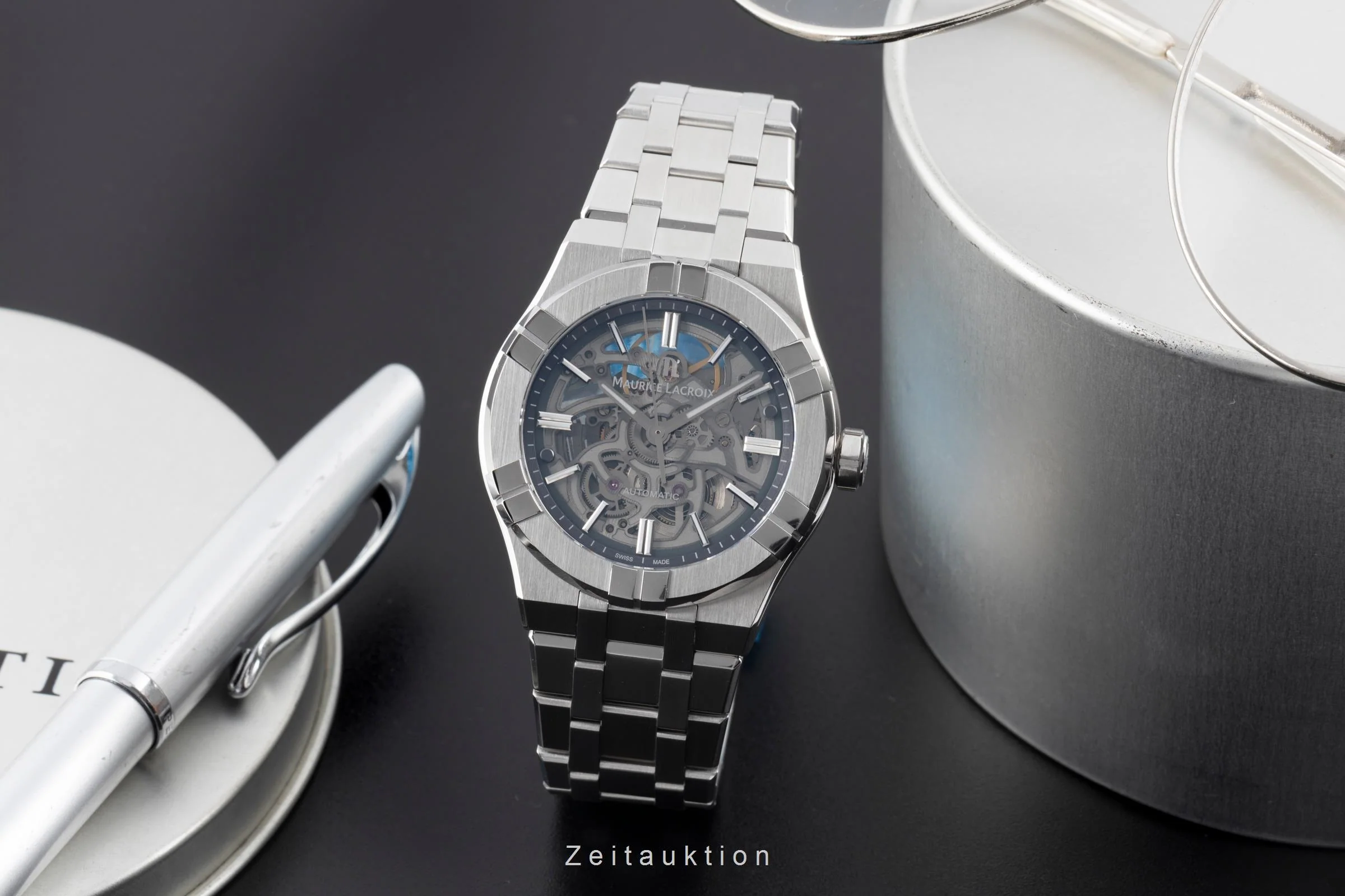 Maurice Lacroix Aikon steel automatic men's watch Al6007-SS002-030-1	 LP: 3600EUR  [2504980] - Image 4