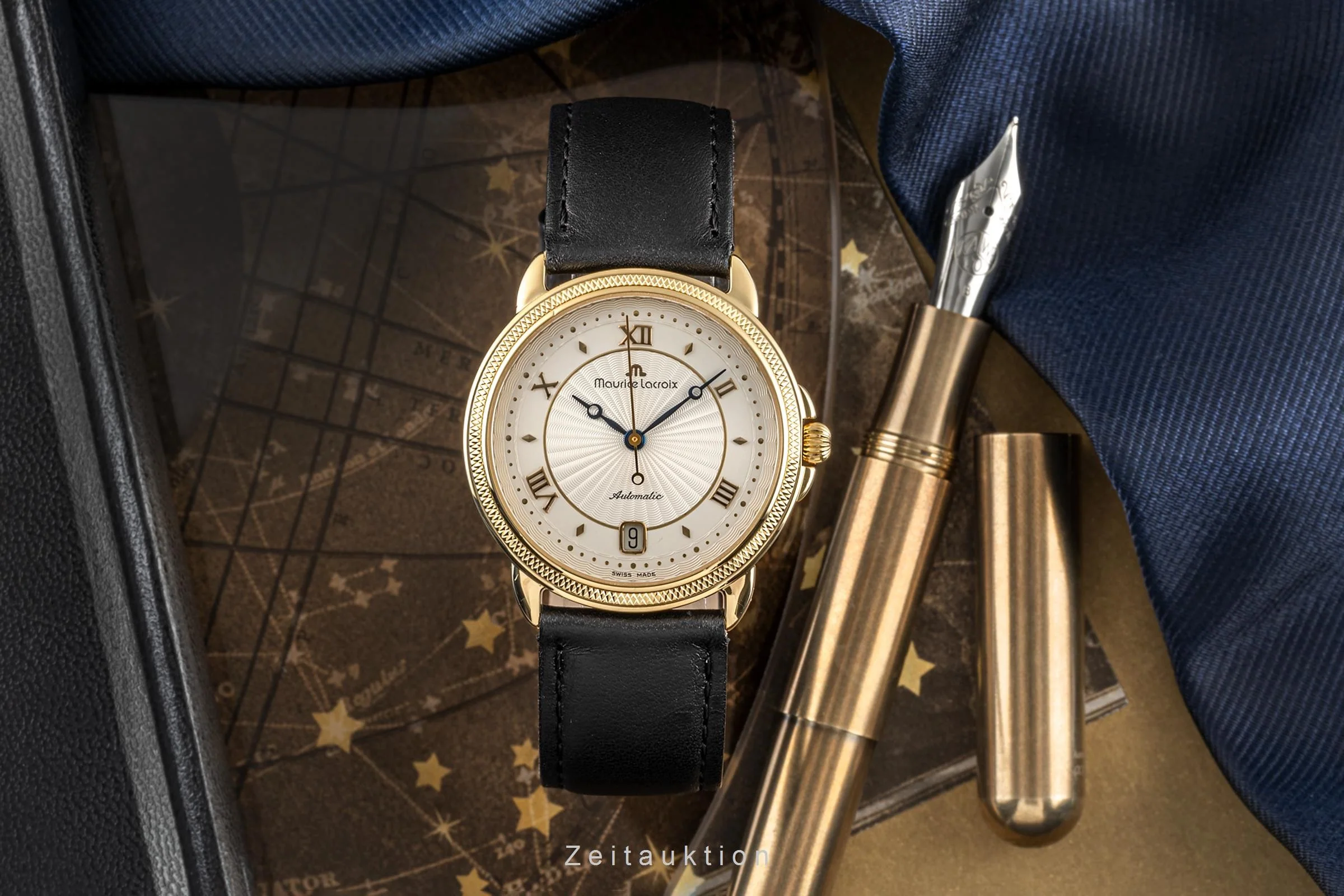 Maurice Lacroix Classic Serie 18 ct gold automatic men's watch 11609  [2304655] - Image 3