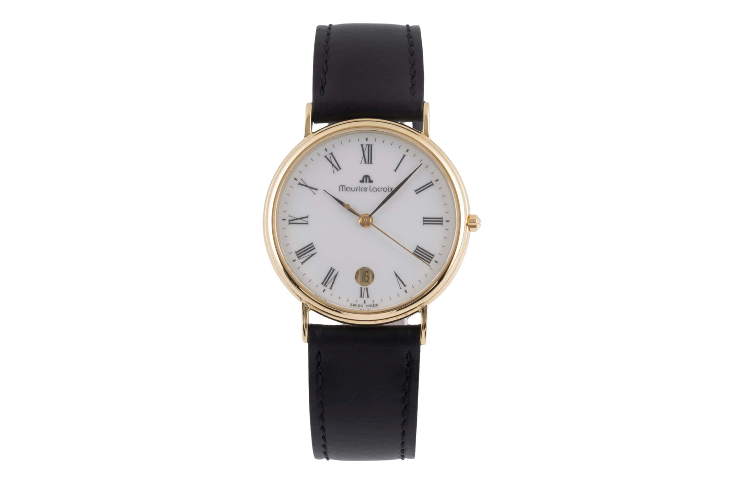Maurice Lacroix Classic Serie 18 ct gold quartz men's watch 95409-710  [2403706] - Image 4