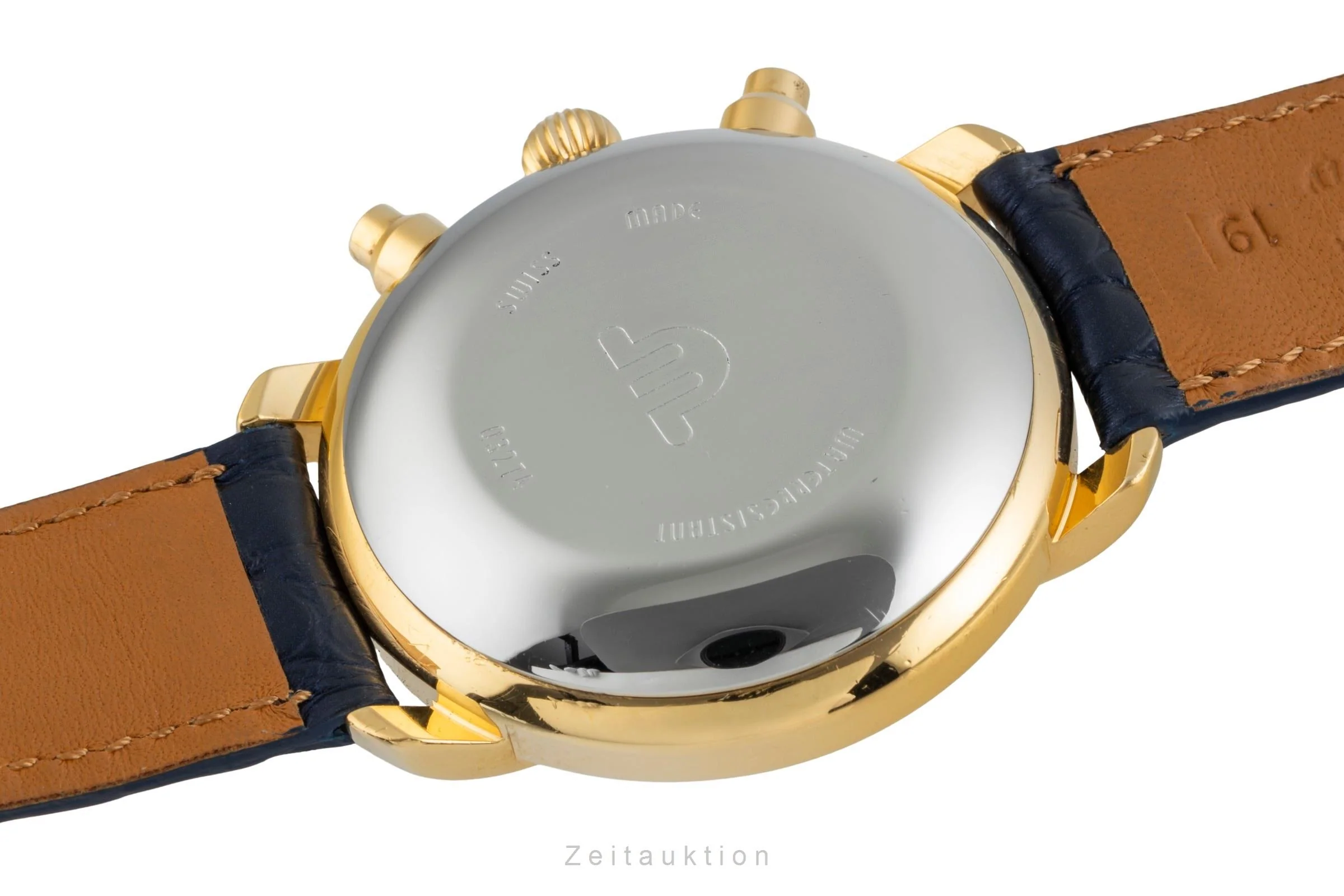 Maurice Lacroix Croneo chronograph gilt-brass automatic men's watch 03274  [2506222] - Image 13