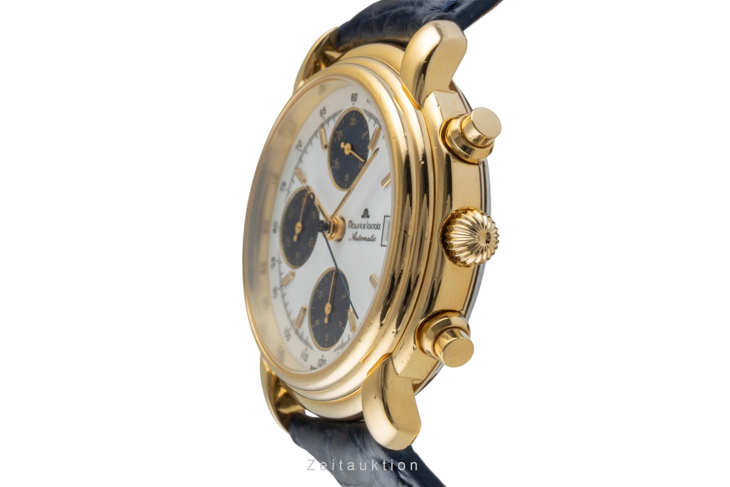 Maurice Lacroix Croneo chronograph gilt-brass automatic men's watch 03274  [2506222] - Image 7