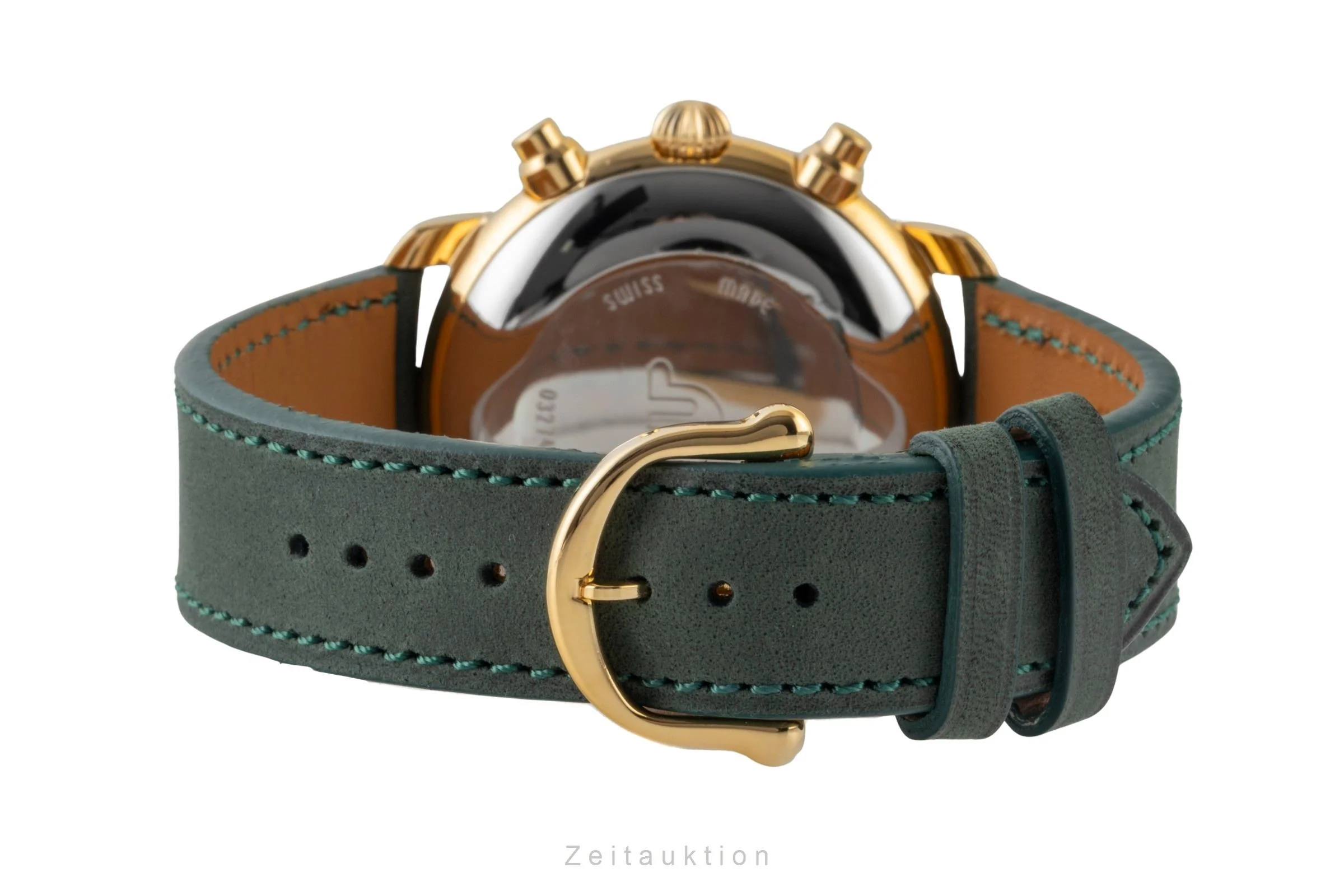 Maurice Lacroix Croneo chronograph gilt-brass automatic men's watch 03274-4311  [2600226] - Image 13