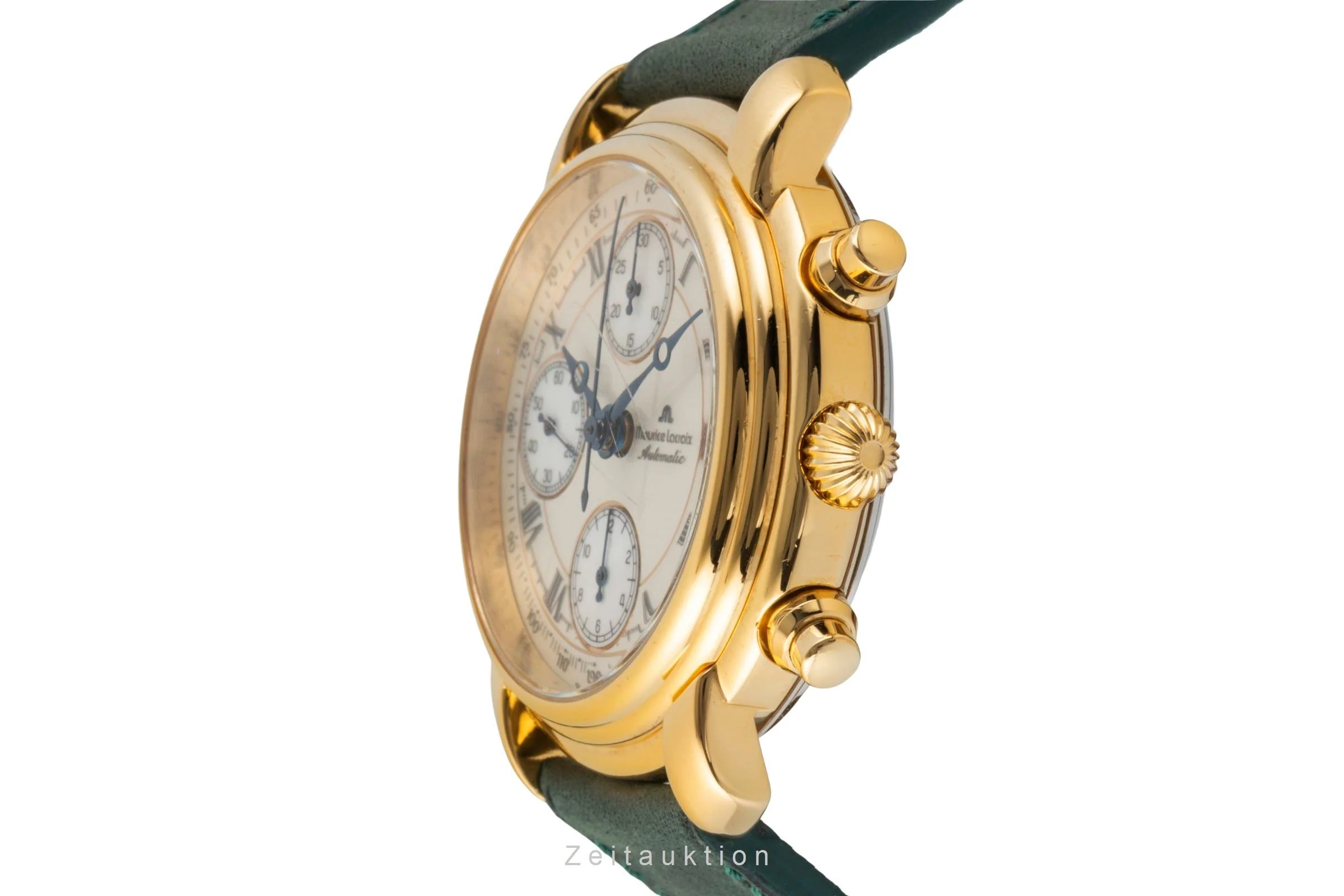 Maurice Lacroix Croneo chronograph gilt-brass automatic men's watch 03274-4311  [2600226] - Image 7