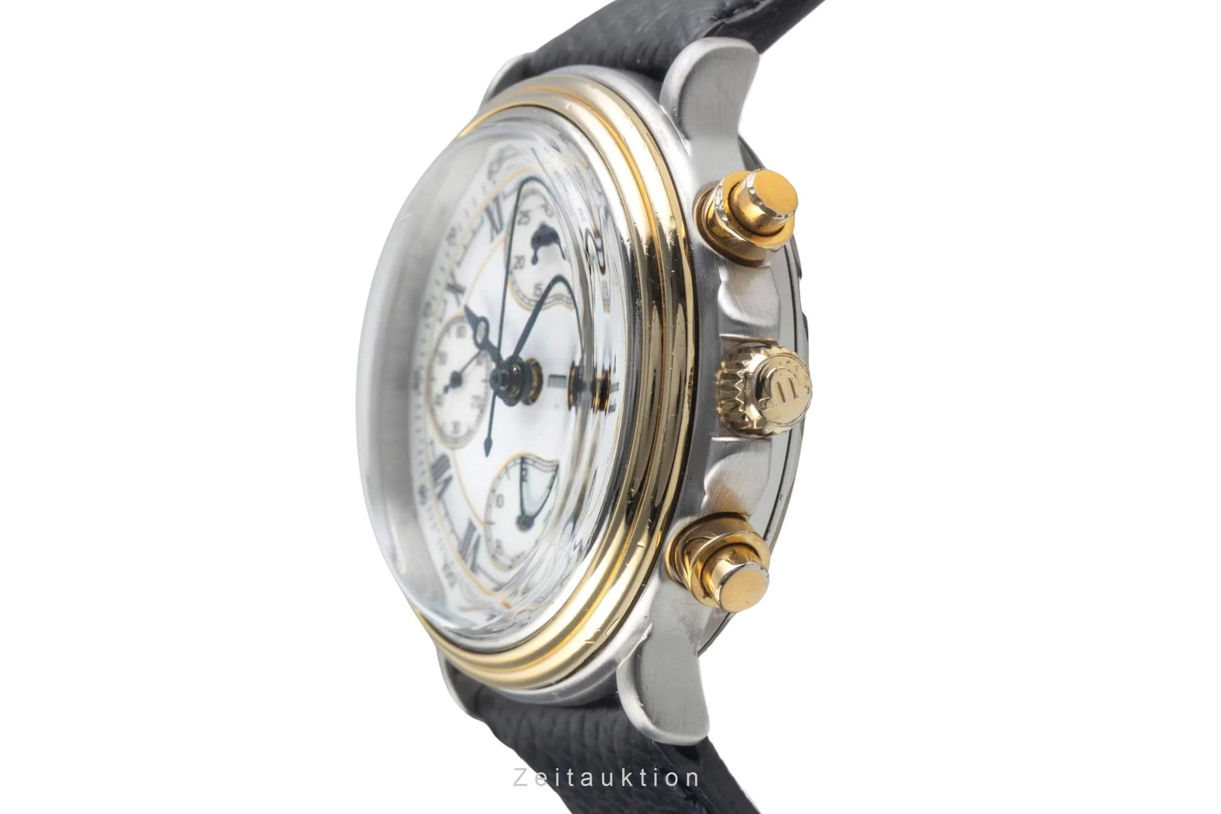 Maurice Lacroix Croneo chronograph gilt / steel automatic men's watch 03291  [2500335] - Image 7