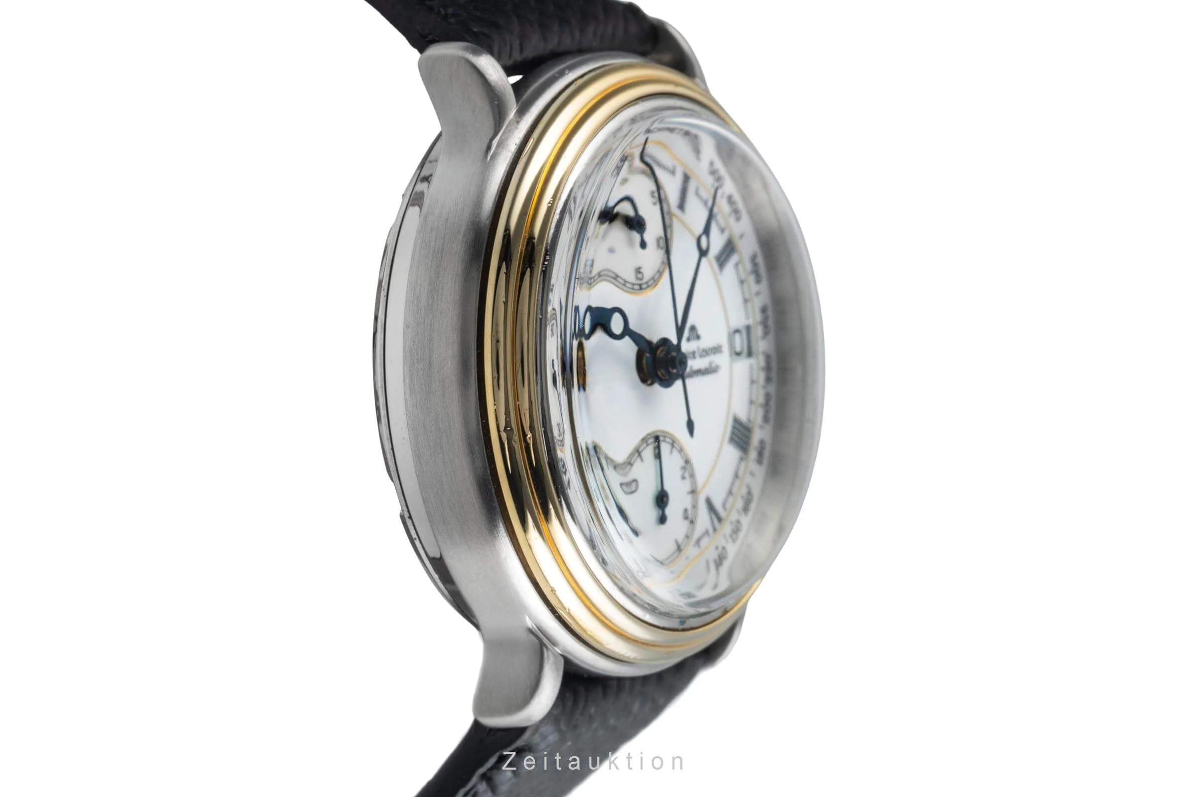 Maurice Lacroix Croneo chronograph gilt / steel automatic men's watch 03291  [2500335] - Image 8