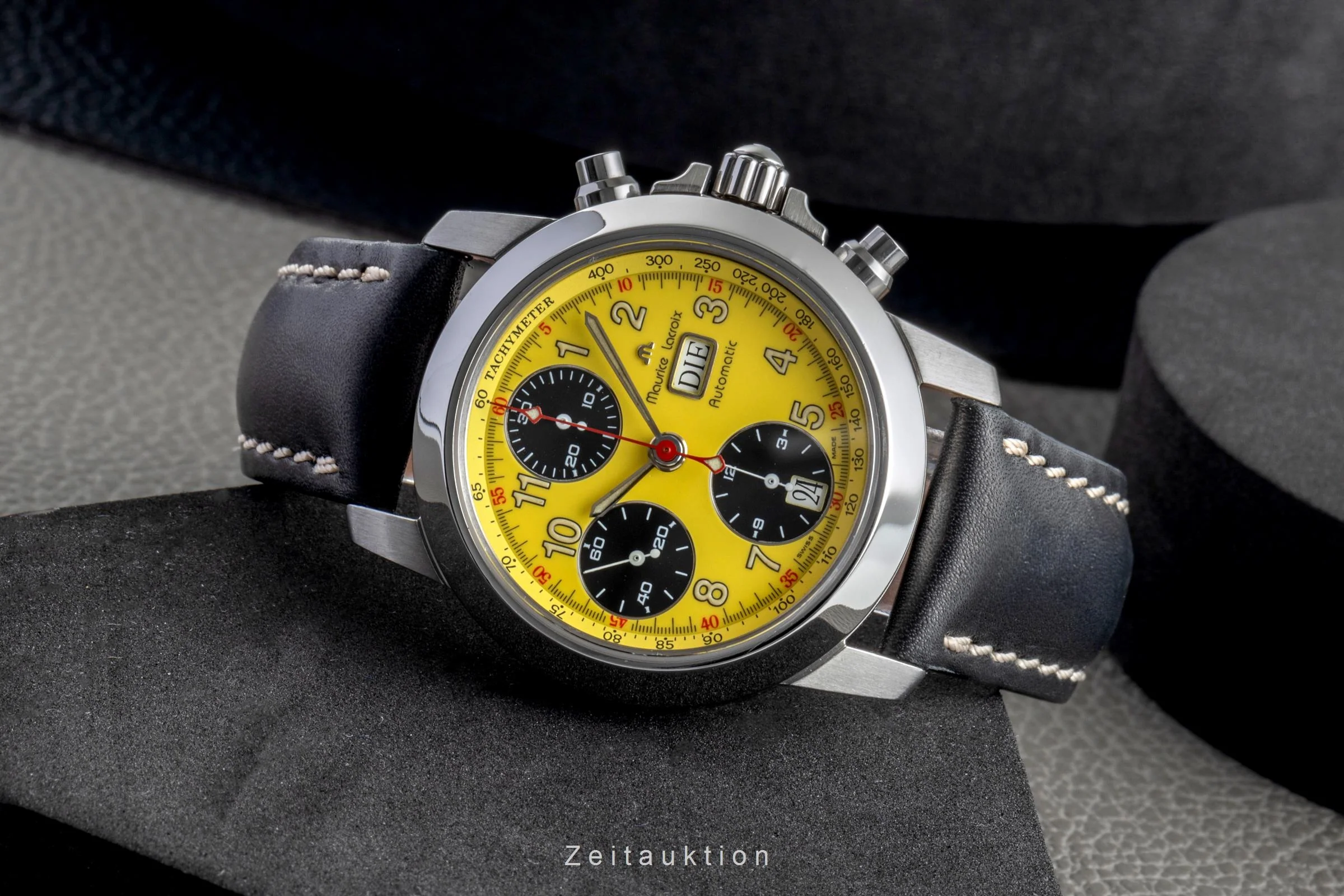 Maurice Lacroix Croneo chronograph steel automatic men's watch 39721  [2503538] - Image 3