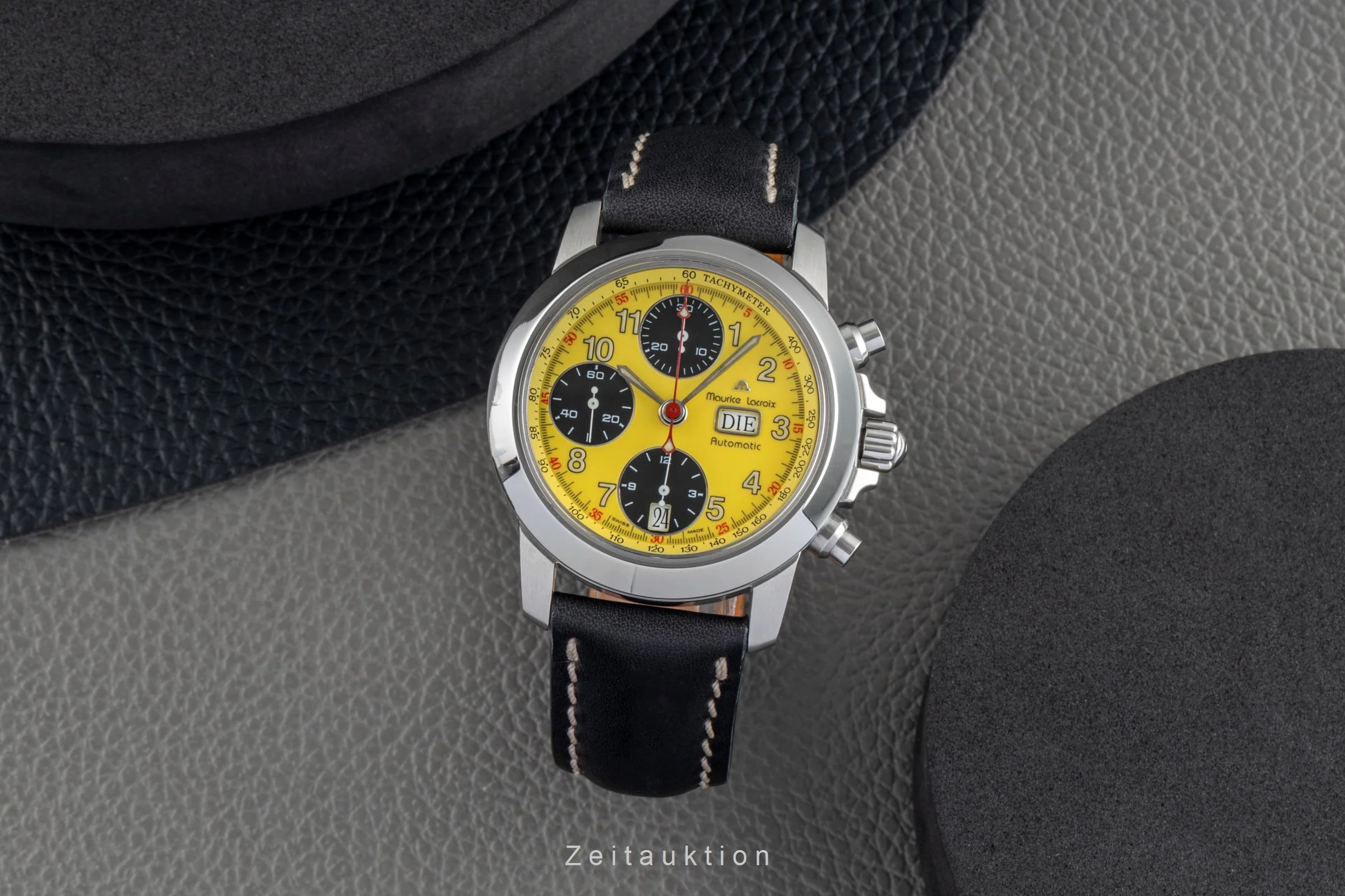 Maurice Lacroix Croneo chronograph steel automatic men's watch 39721  [2503538] - Image 4