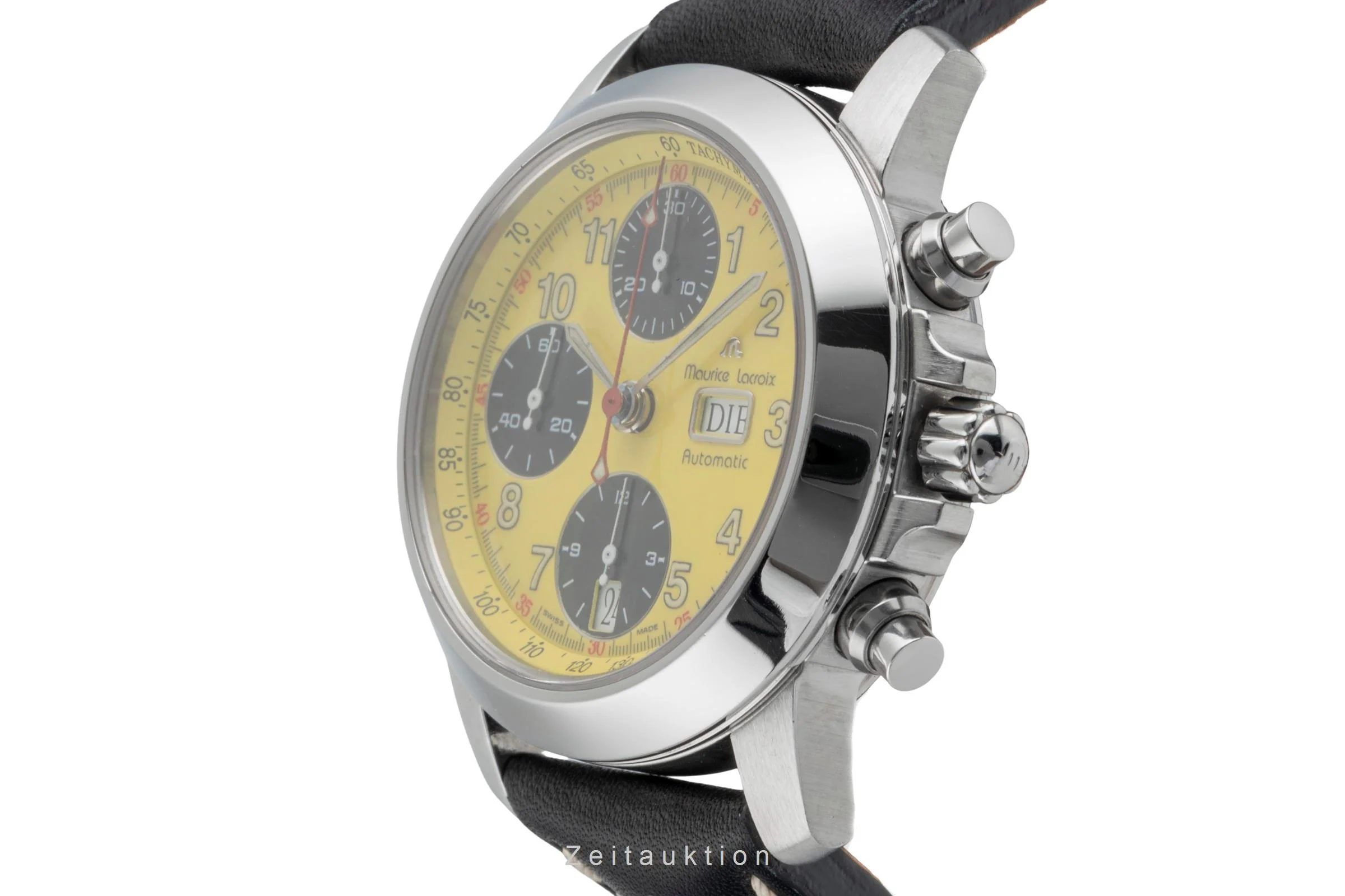 Maurice Lacroix Croneo chronograph steel automatic men's watch 39721  [2503538] - Image 7