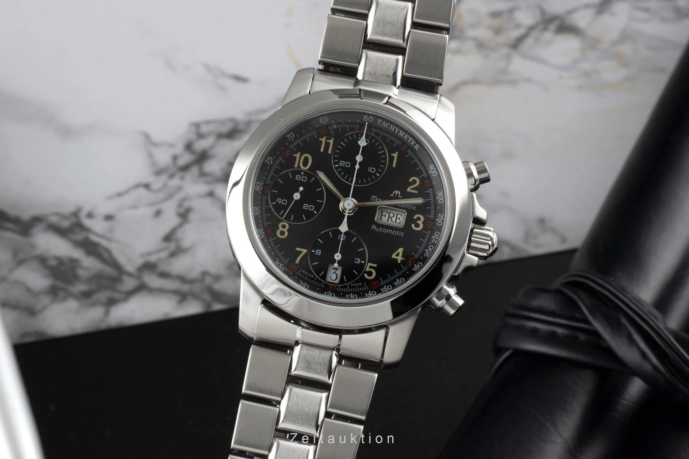 Maurice Lacroix Croneo chronograph steel automatic men's watch 39721-6705  [2507470] - Image 2