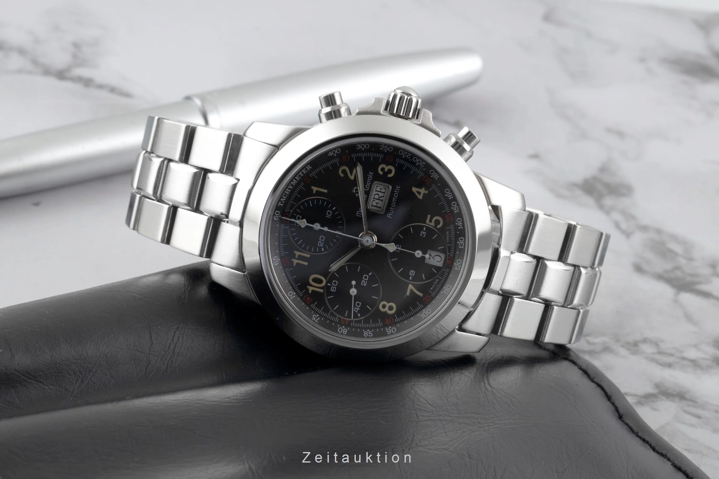 Maurice Lacroix Croneo chronograph steel automatic men's watch 39721-6705  [2507470] - Image 3