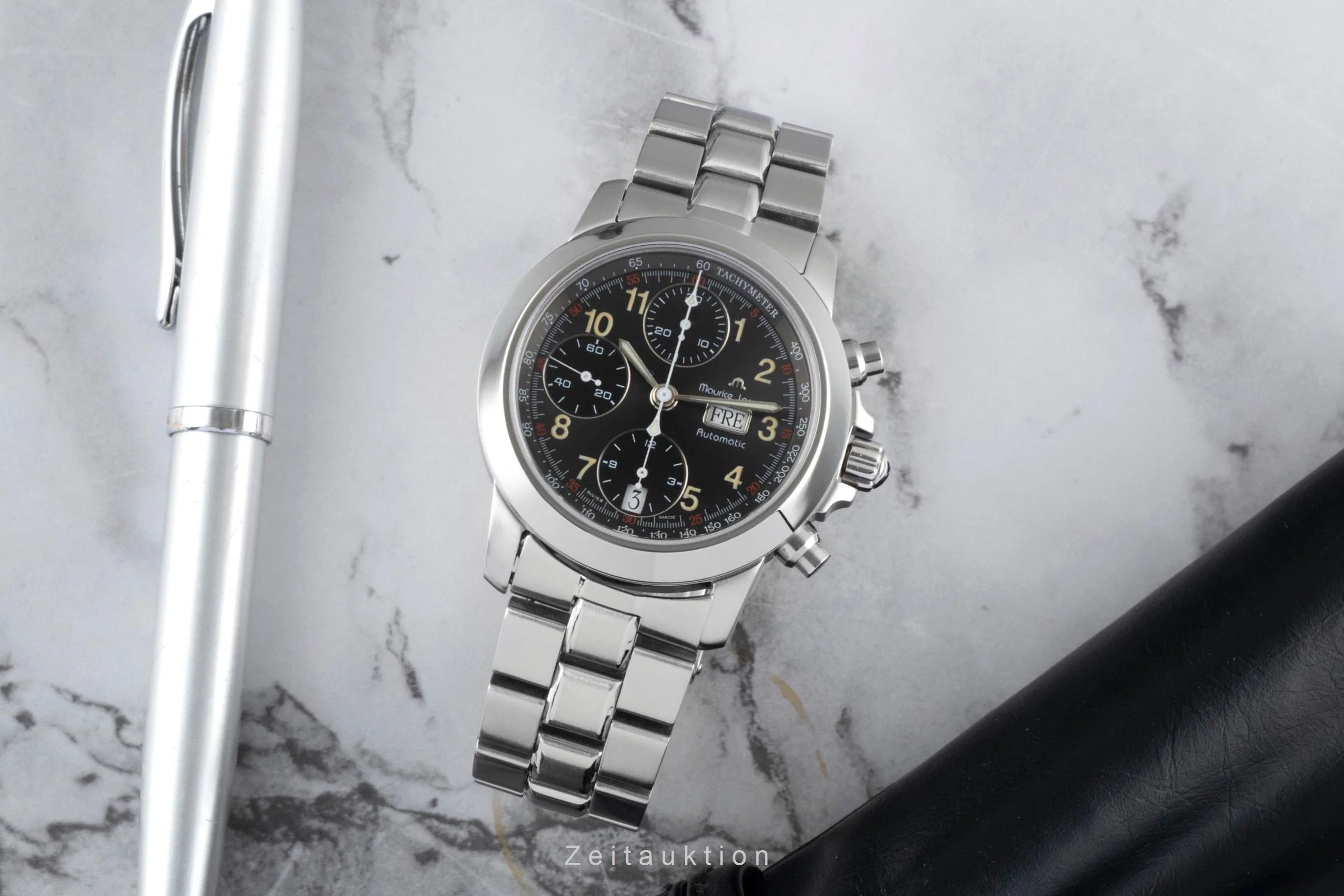 Maurice Lacroix Croneo chronograph steel automatic men's watch 39721-6705  [2507470] - Image 4