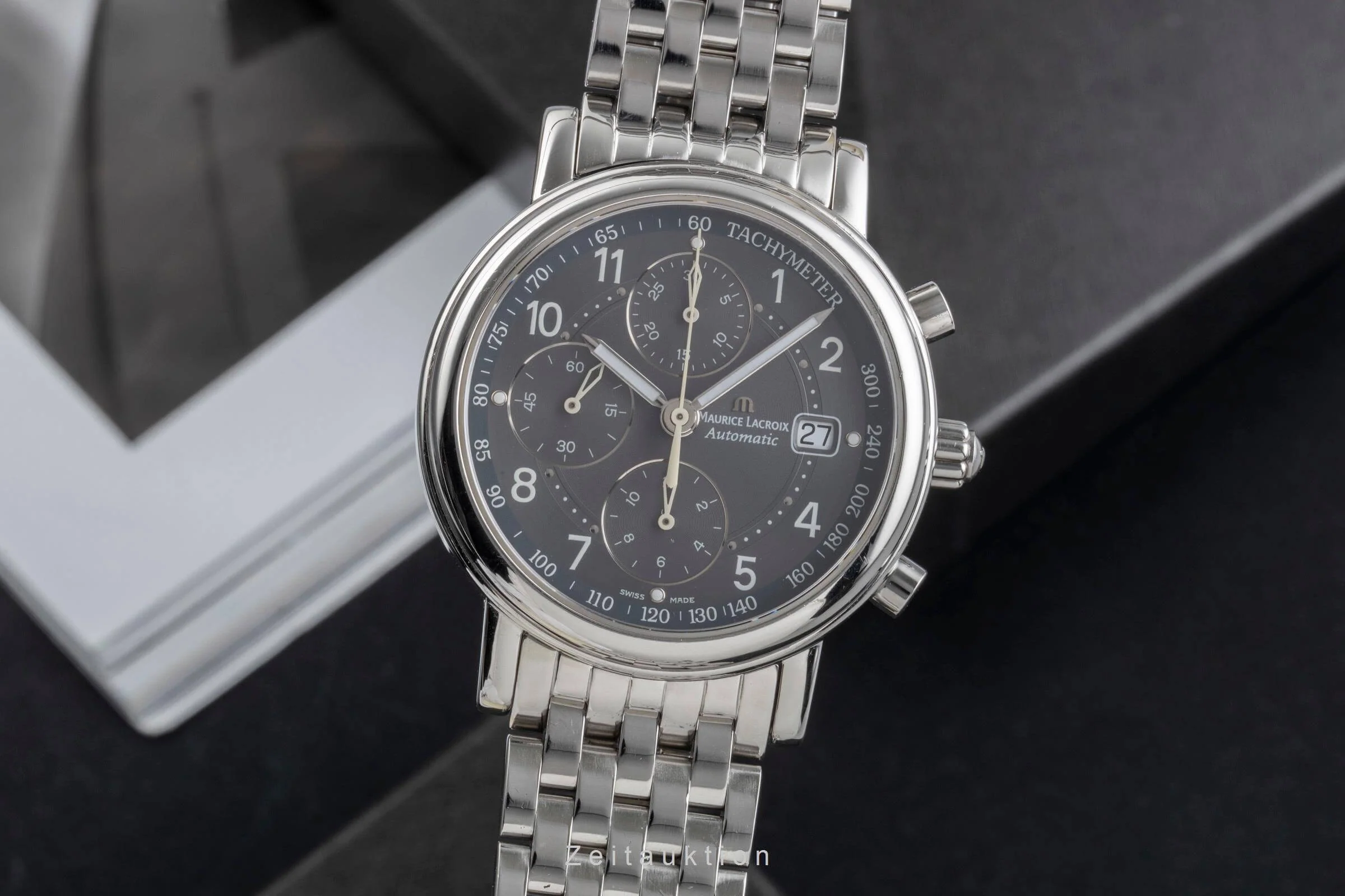 Maurice Lacroix Croneo chronograph steel automatic men's watch LC6028  [2501331] - Image 2