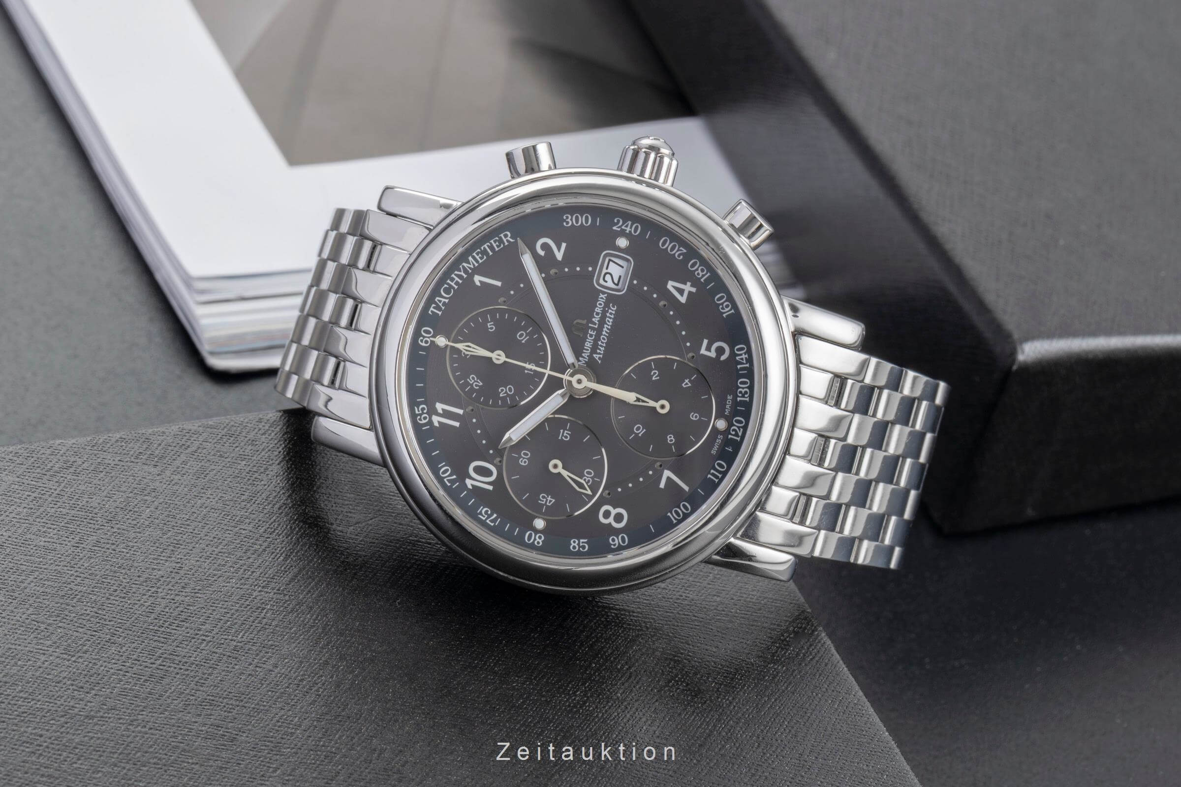 Maurice Lacroix Croneo chronograph steel automatic men's watch LC6028  [2501331] - Image 3