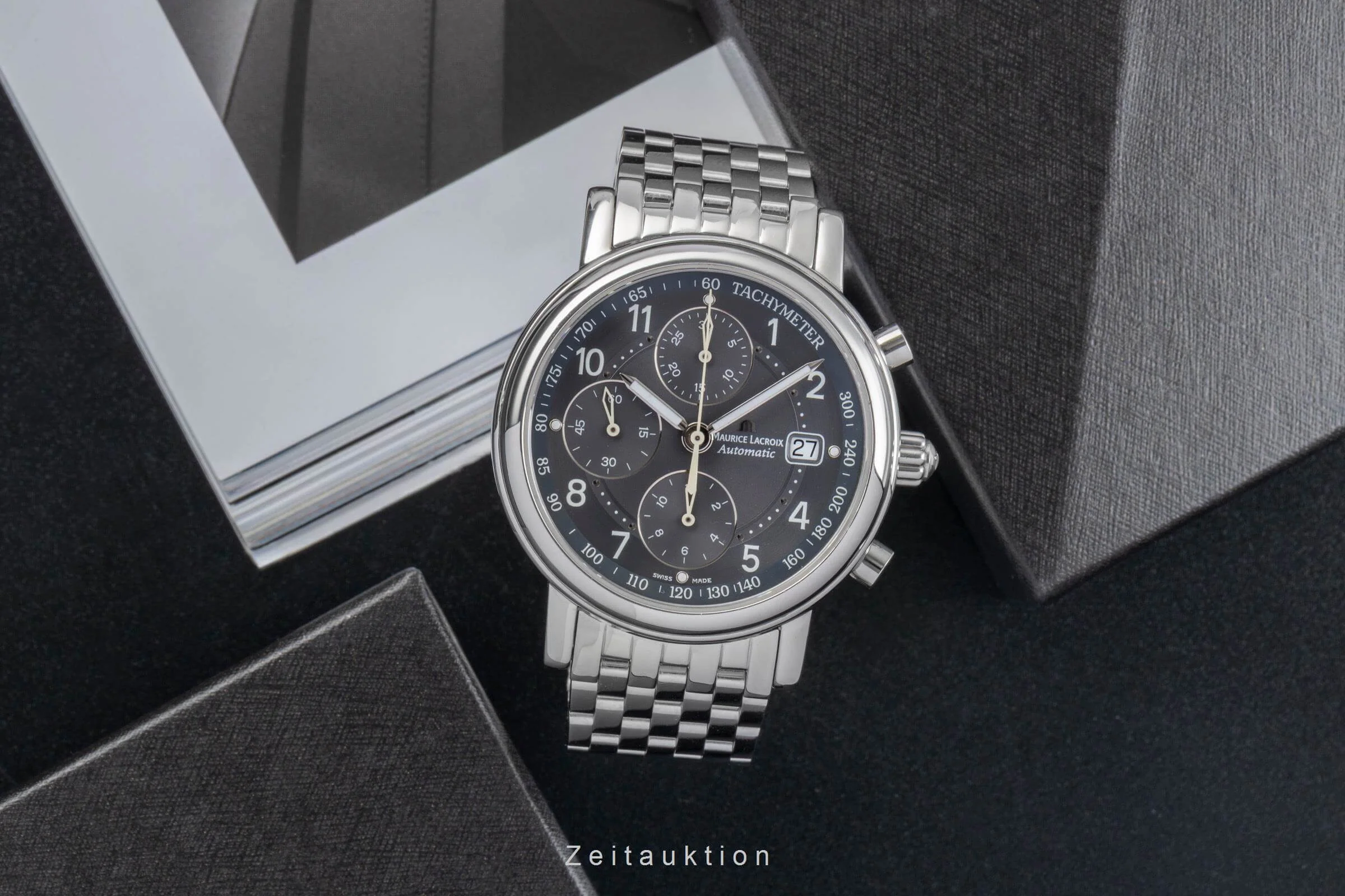 Maurice Lacroix Croneo chronograph steel automatic men's watch LC6028  [2501331] - Image 4
