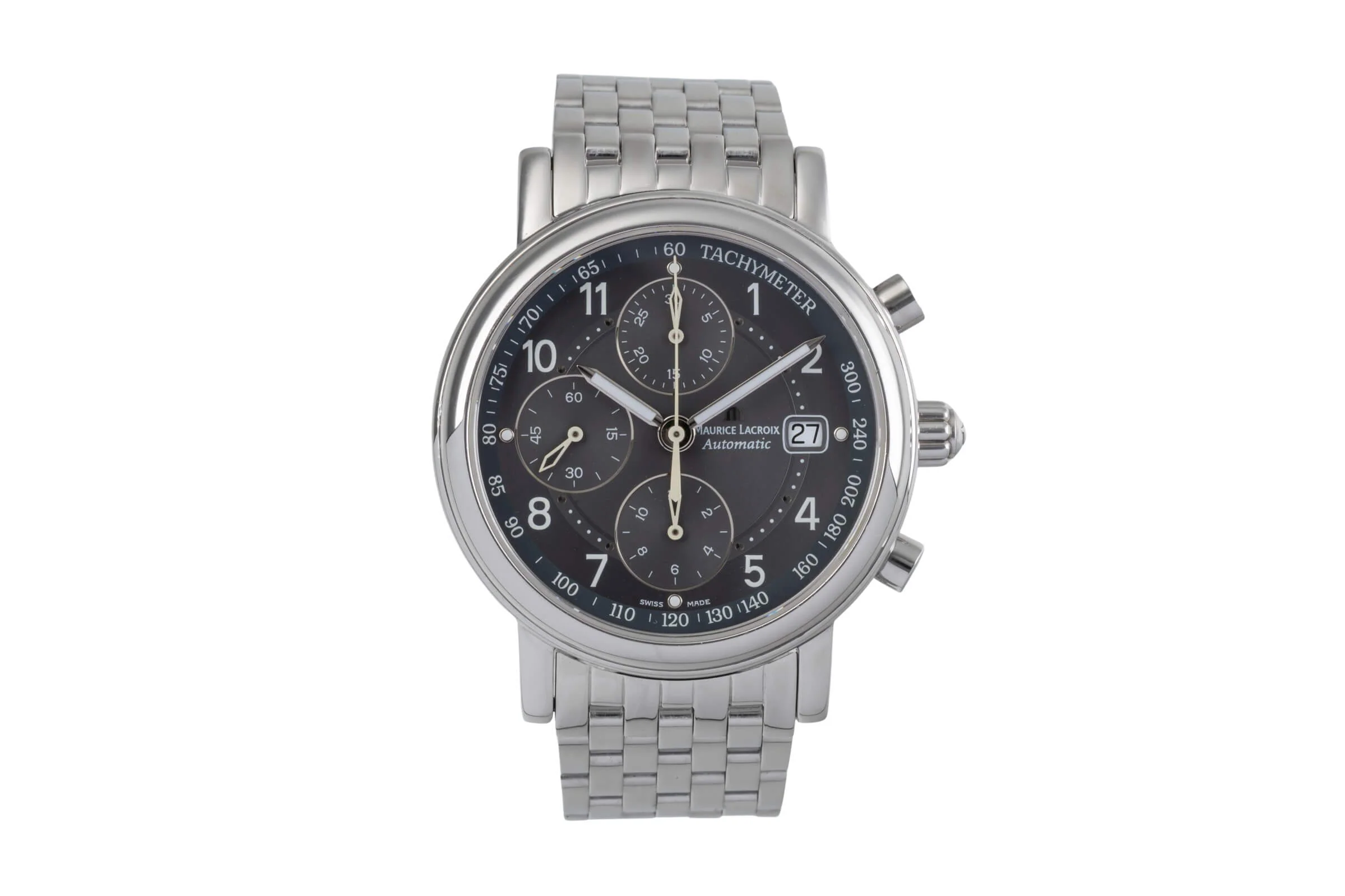 Maurice Lacroix Croneo chronograph steel automatic men's watch LC6028  [2501331] - Image 5