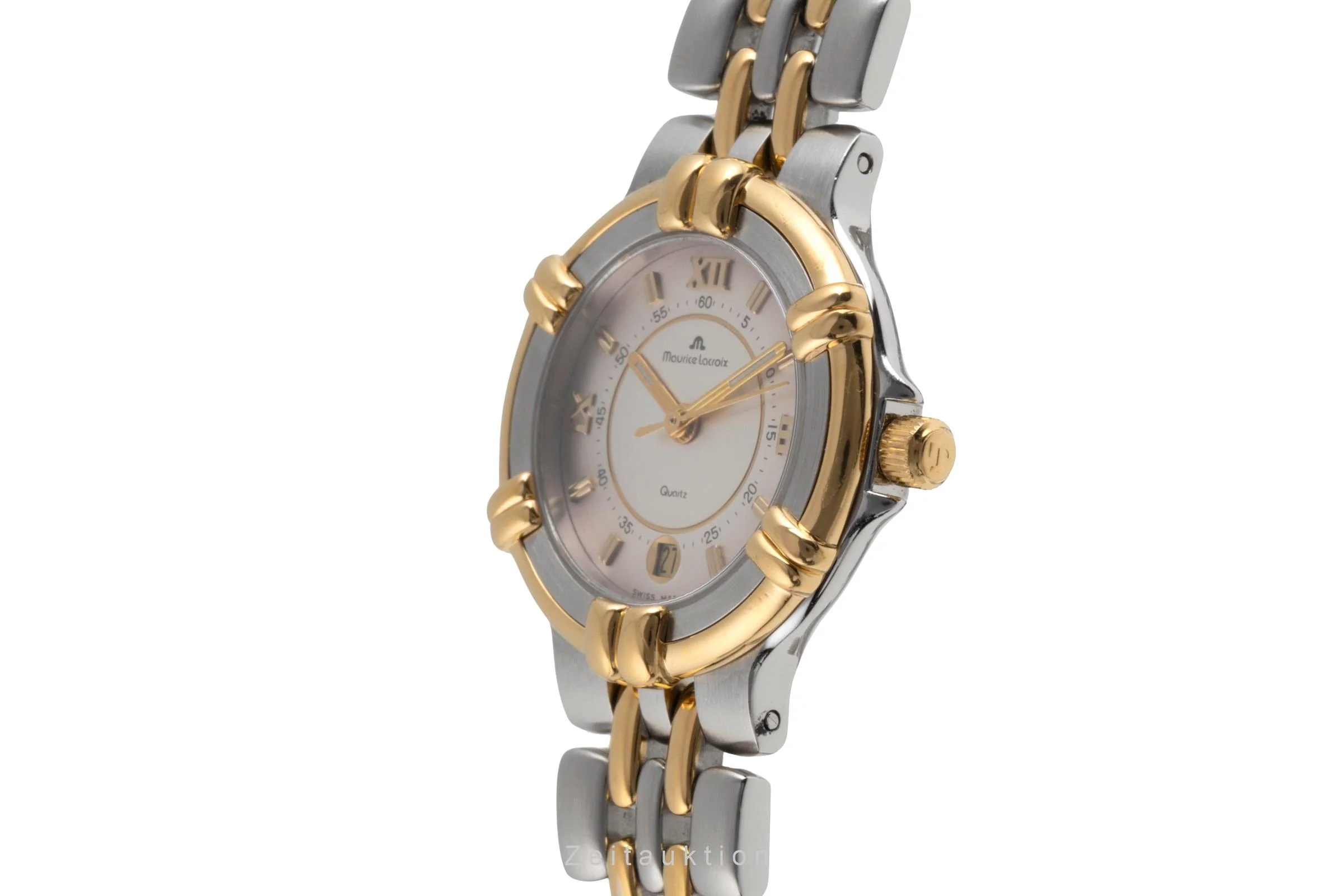 Maurice Lacroix gilt / steel quartz women's watch 75326  [2503786] - Image 7