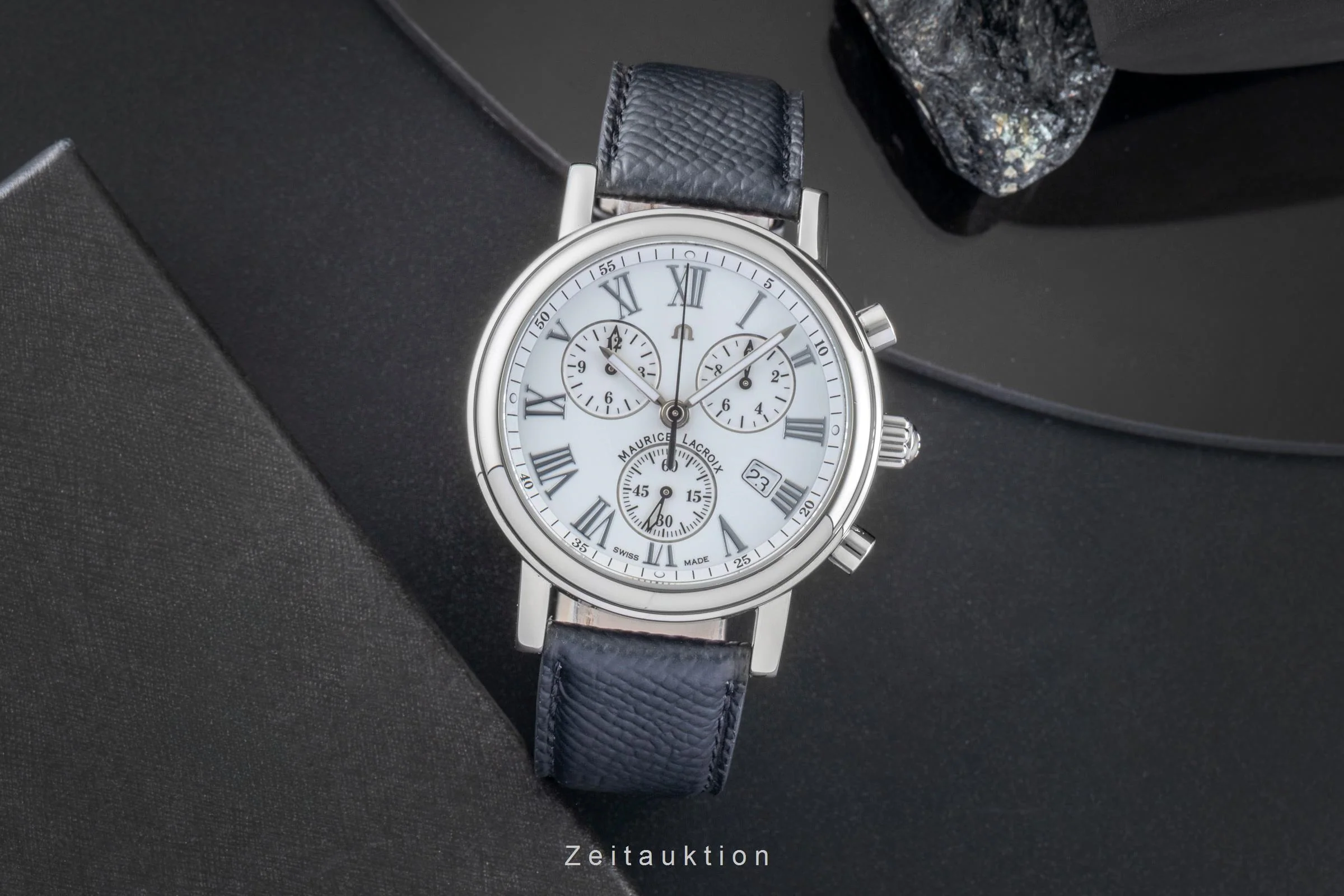 Maurice Lacroix Les Classiques chronograph steel quartz men's watch LC1038  [2505694] - Image 4