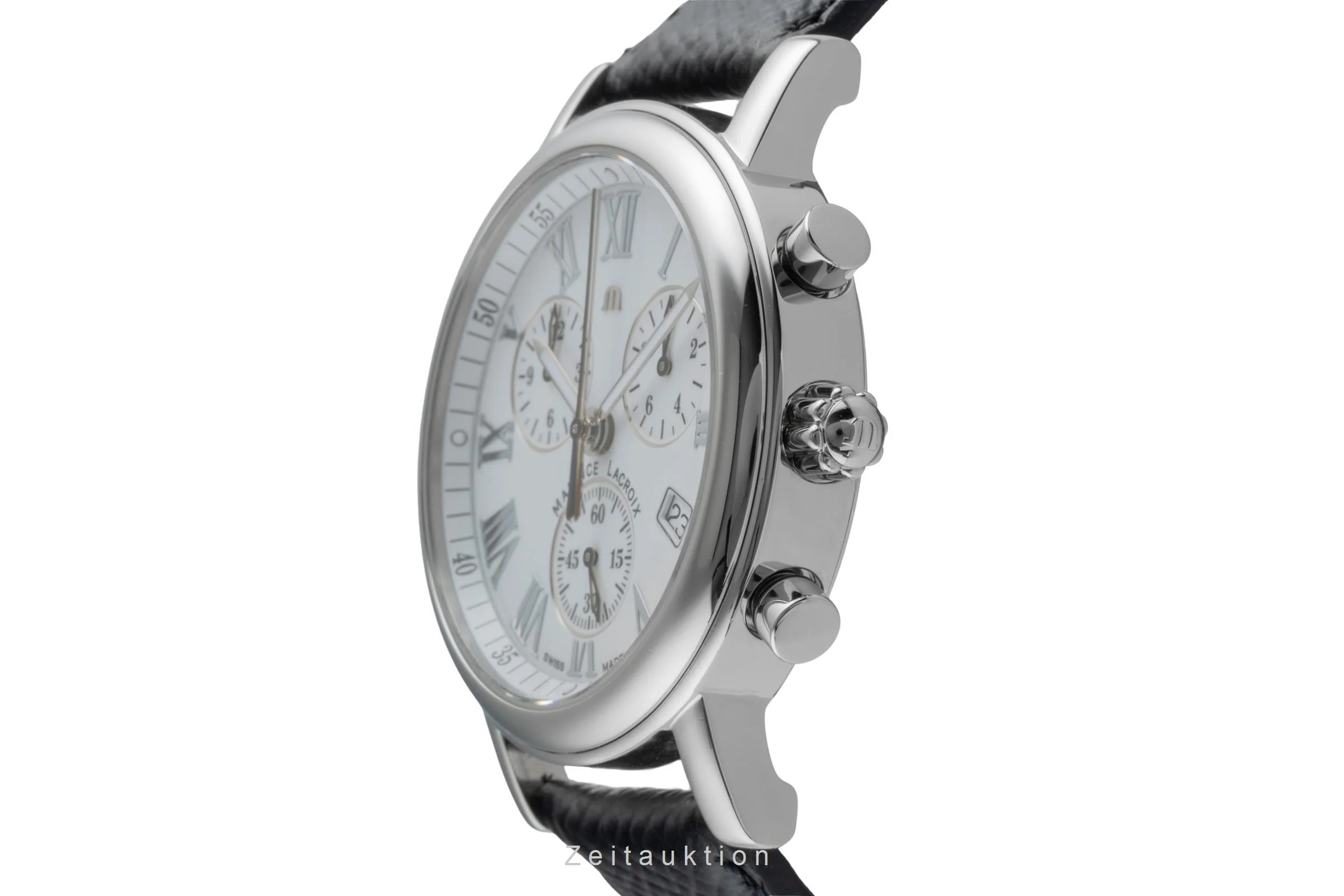 Maurice Lacroix Les Classiques chronograph steel quartz men's watch LC1038  [2505694] - Image 7
