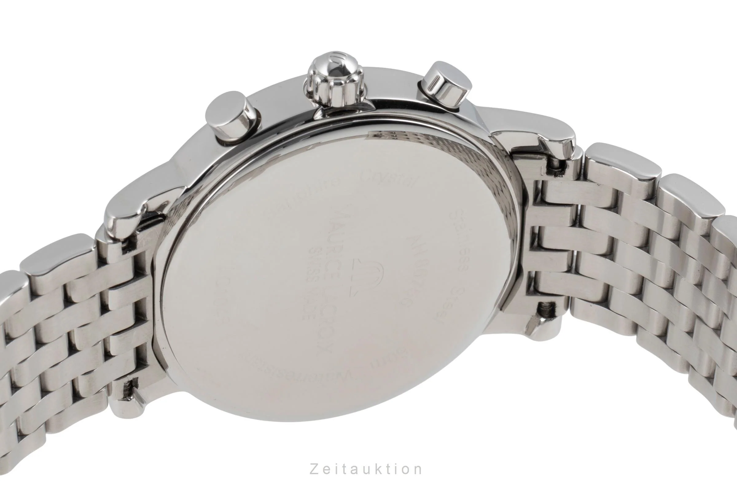 Maurice Lacroix Les Classiques chronograph steel quartz men's watch LC1048-SS002-110  [2507067] - Image 12