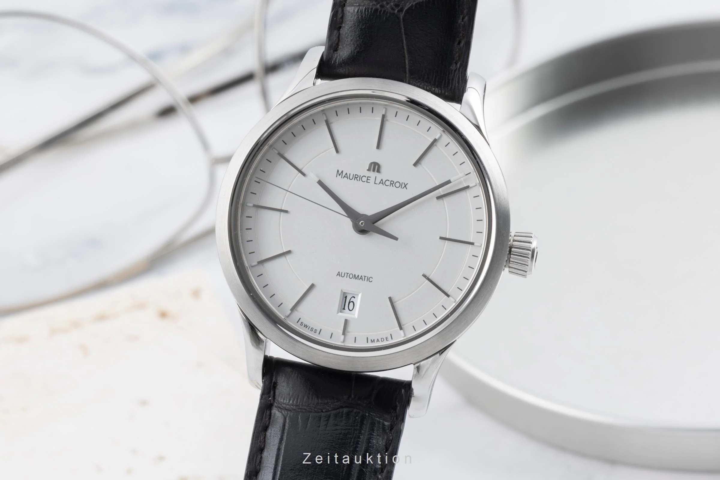 Maurice Lacroix Les Classiques steel automatic men's watch LC6017-SS001-130  [2505823] - Image 2
