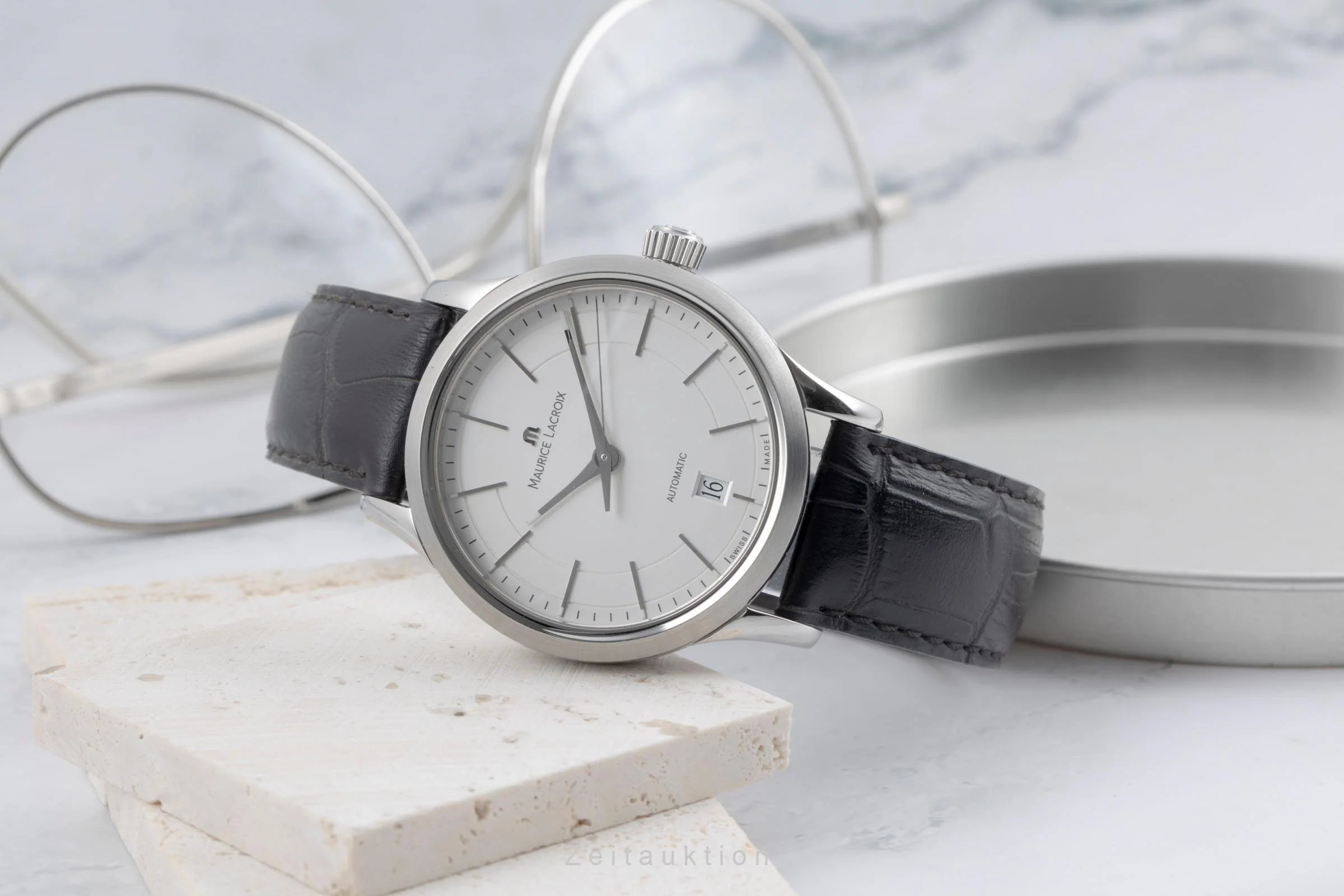 Maurice Lacroix Les Classiques steel automatic men's watch LC6017-SS001-130  [2505823] - Image 3