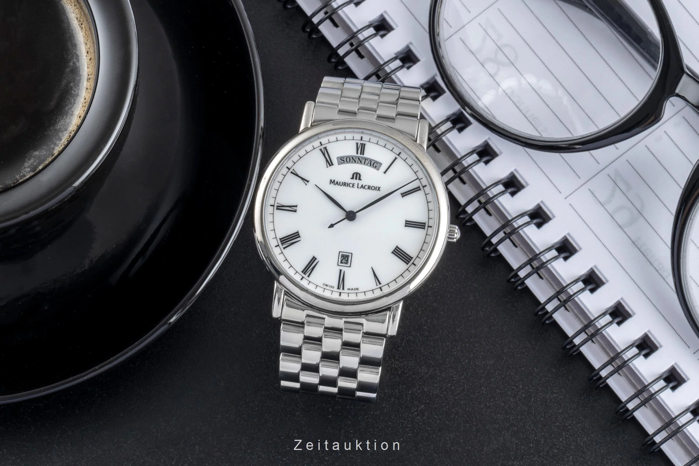 Maurice Lacroix Les Classiques steel quartz men's watch 96856  [2506101] - Image 4
