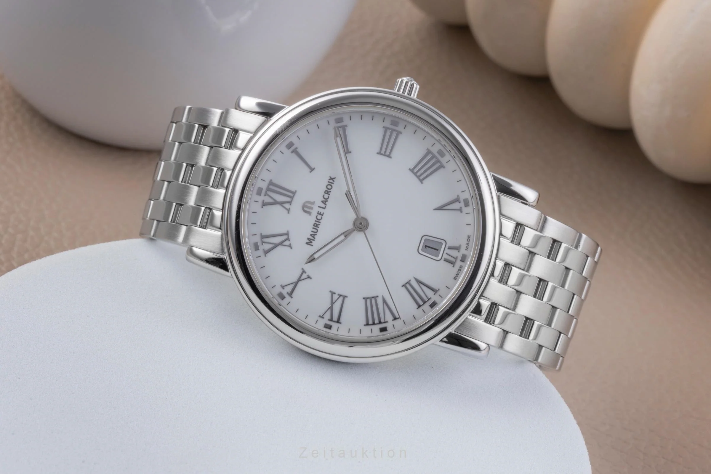 Maurice Lacroix Les Classiques steel quartz men's watch LC1017  [2505693] - Image 3
