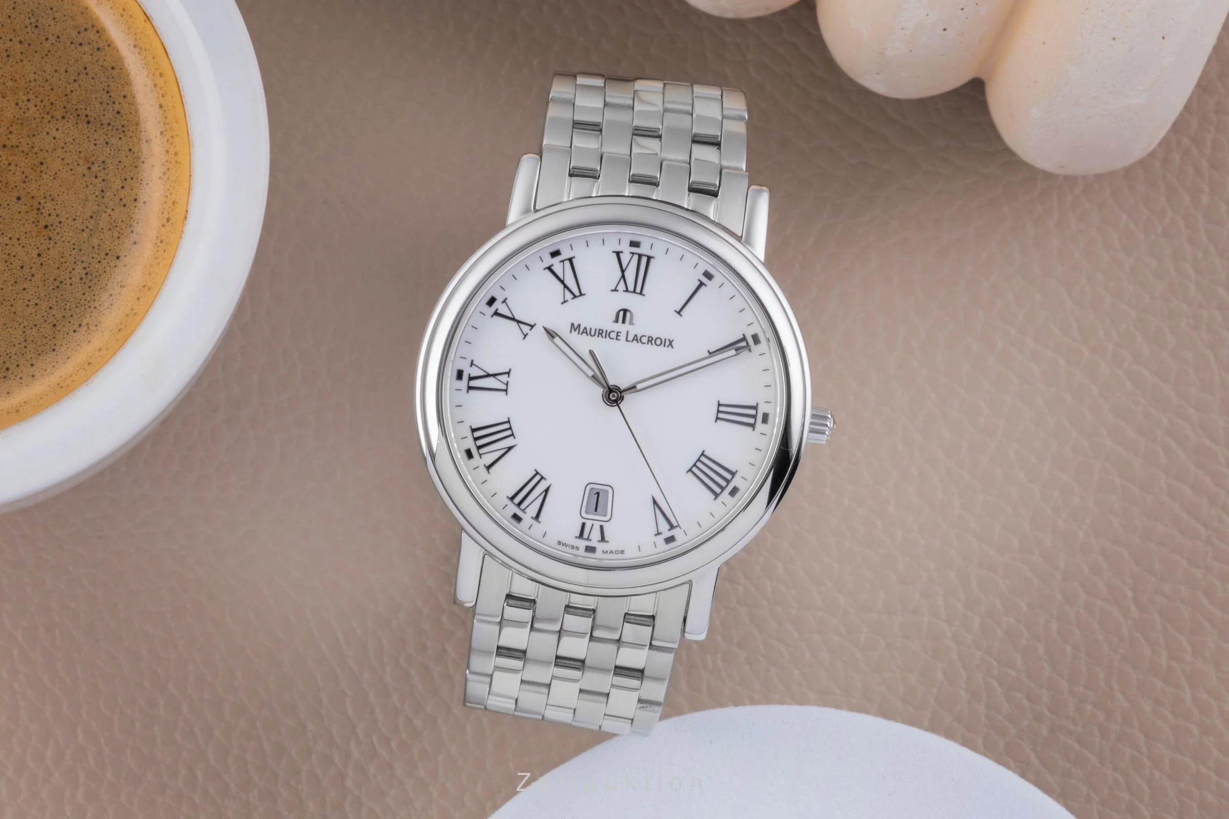 Maurice Lacroix Les Classiques steel quartz men's watch LC1017  [2505693] - Image 4