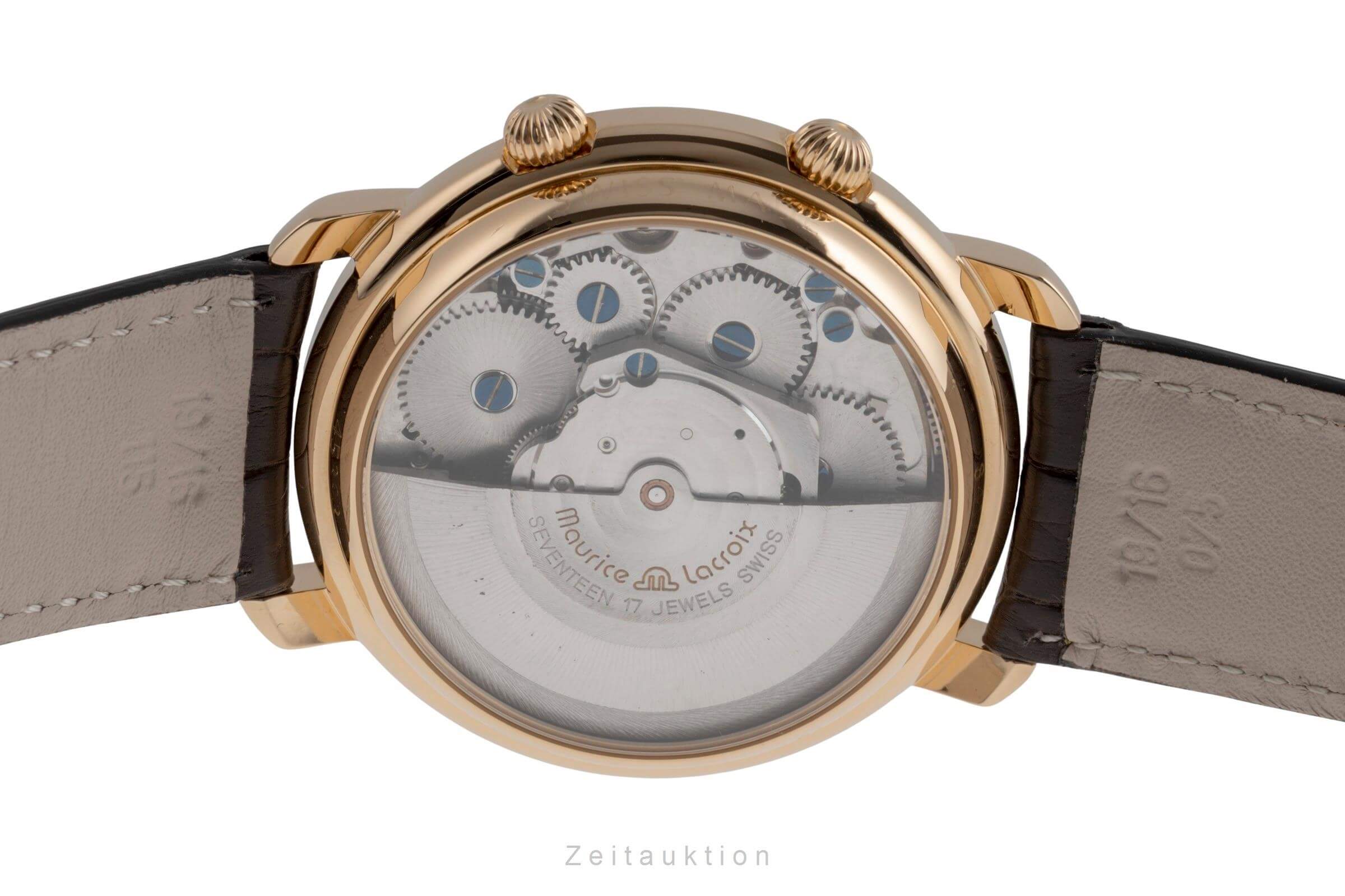 Maurice Lacroix Masterpiece 18 ct gold automatic men's watch 45393  [2502232] - Image 10