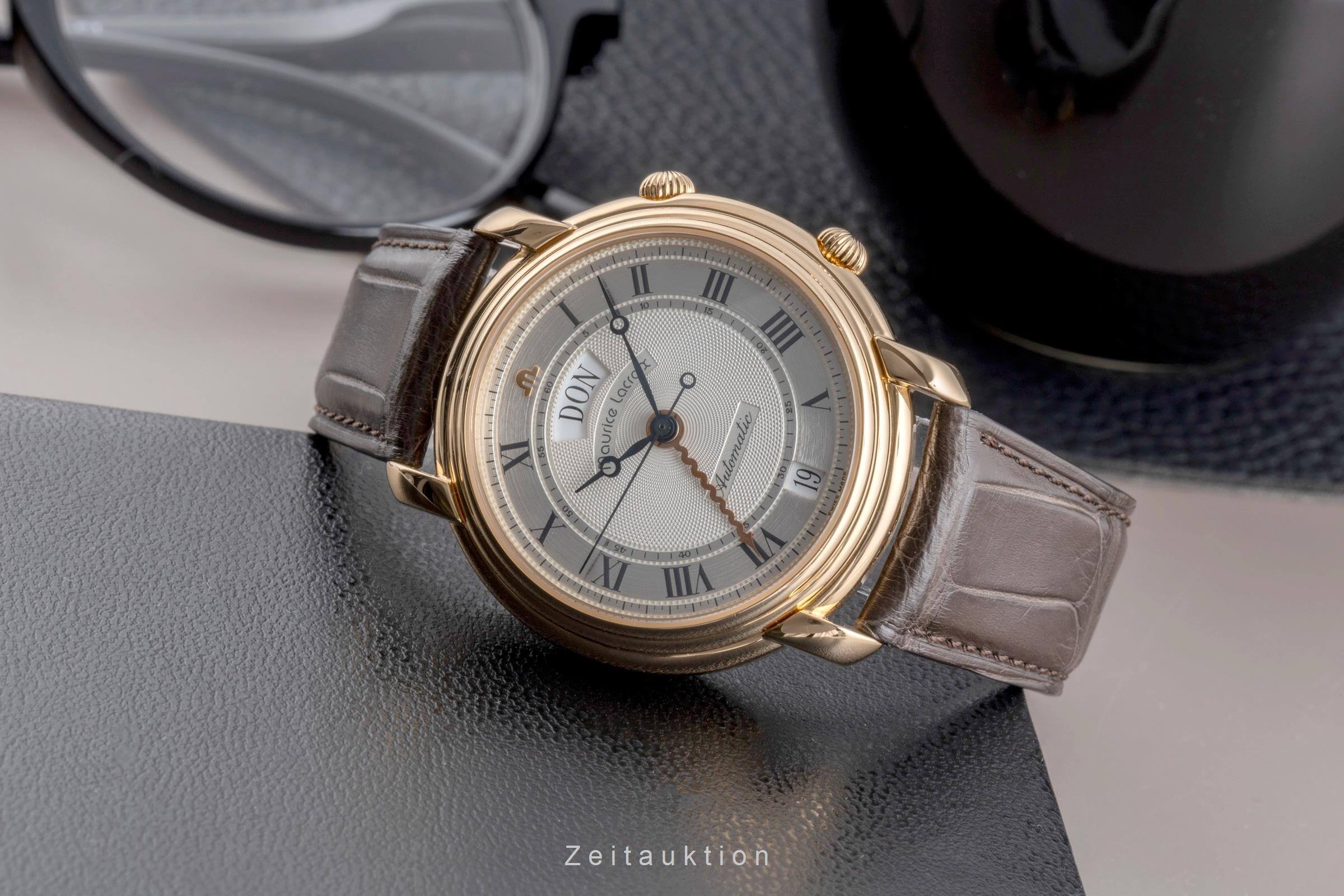 Maurice Lacroix Masterpiece 18 ct gold automatic men's watch 45393  [2502232] - Image 3