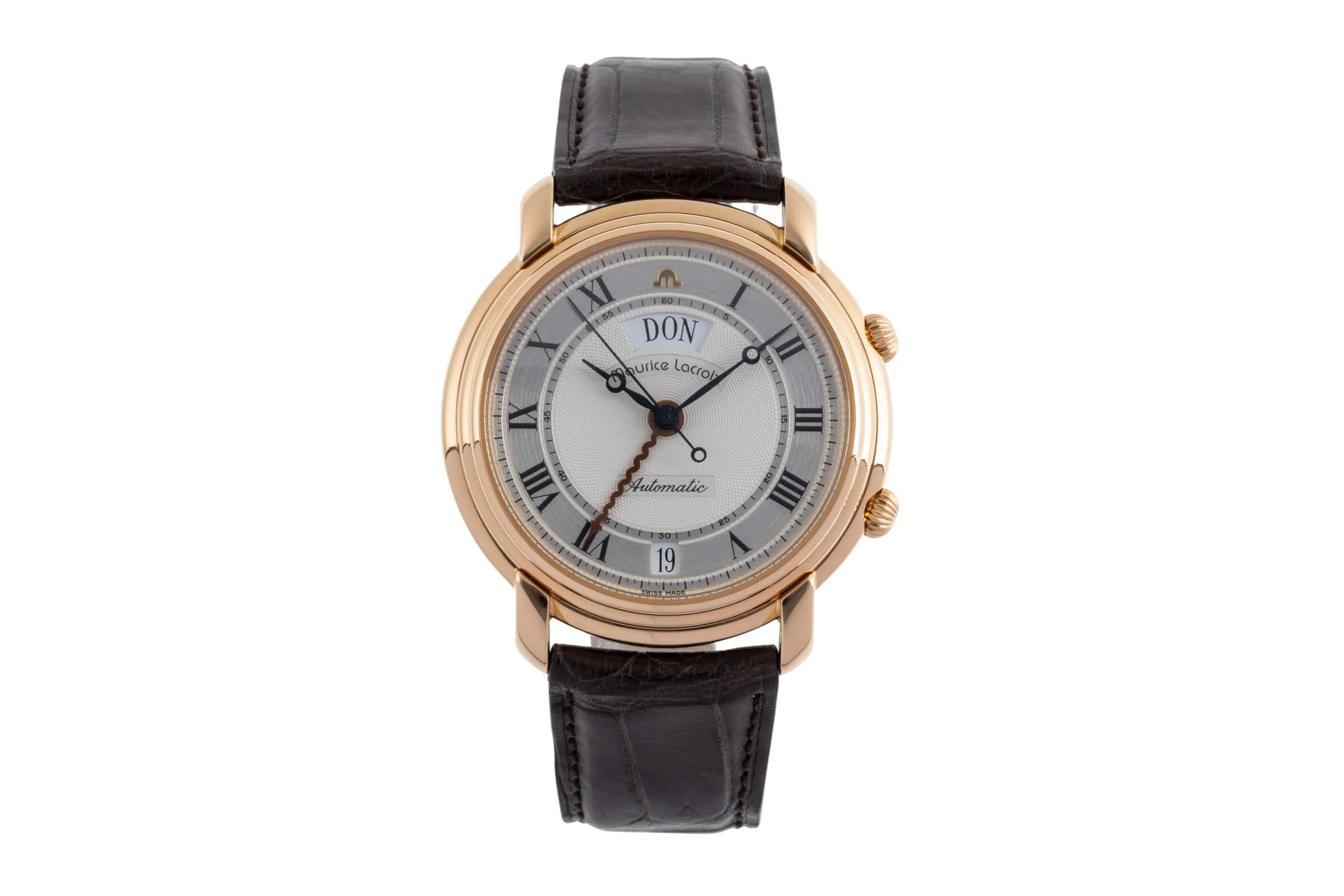 Maurice Lacroix Masterpiece 18 ct gold automatic men's watch 45393  [2502232] - Image 5