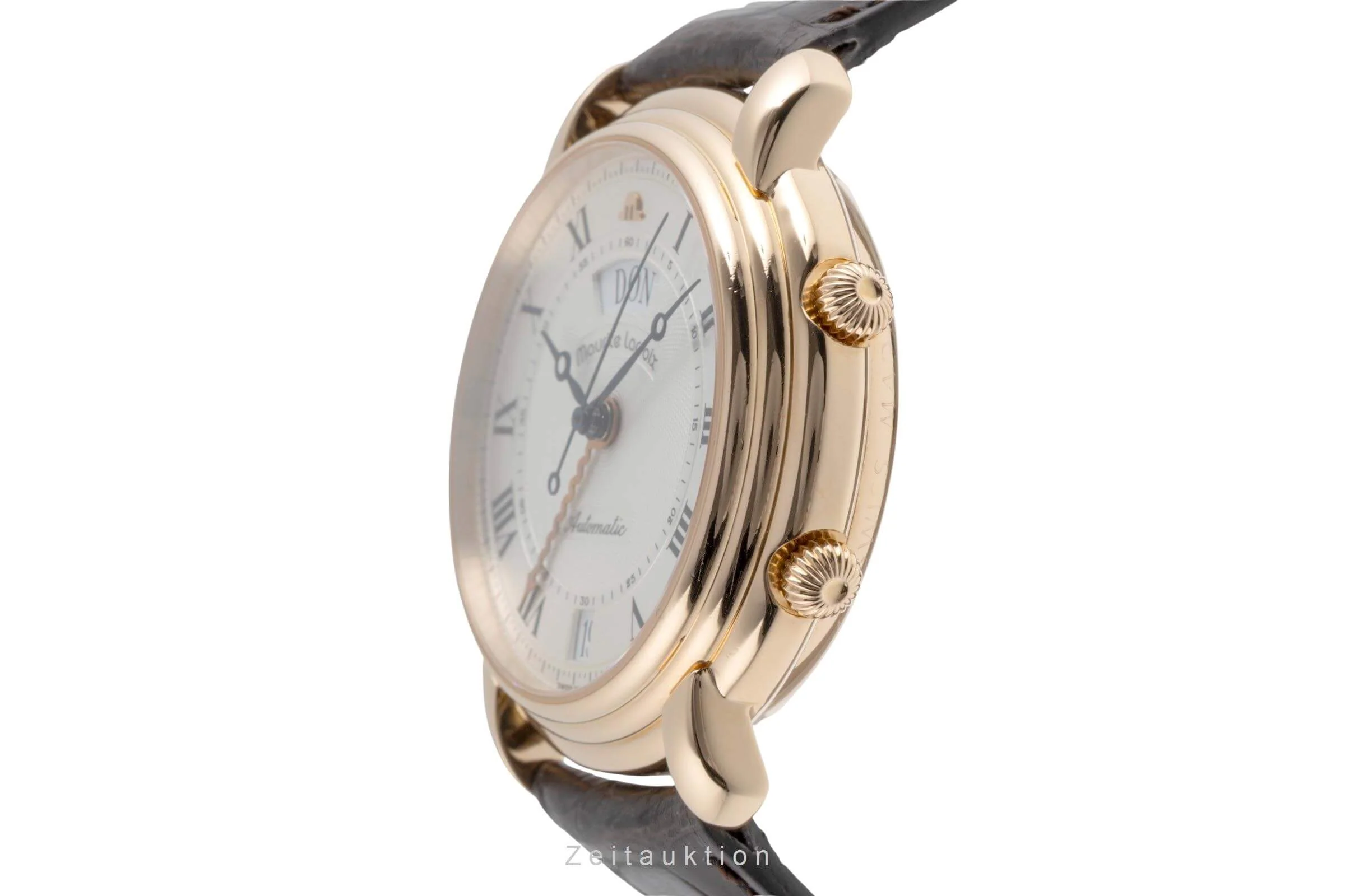 Maurice Lacroix Masterpiece 18 ct gold automatic men's watch 45393  [2502232] - Image 7