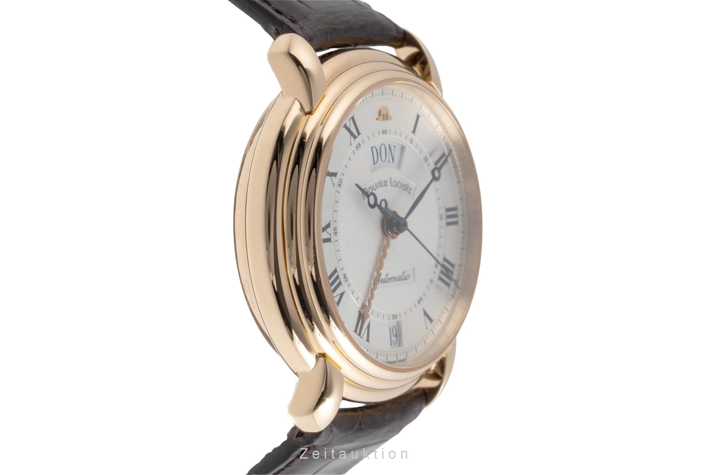 Maurice Lacroix Masterpiece 18 ct gold automatic men's watch 45393  [2502232] - Image 8