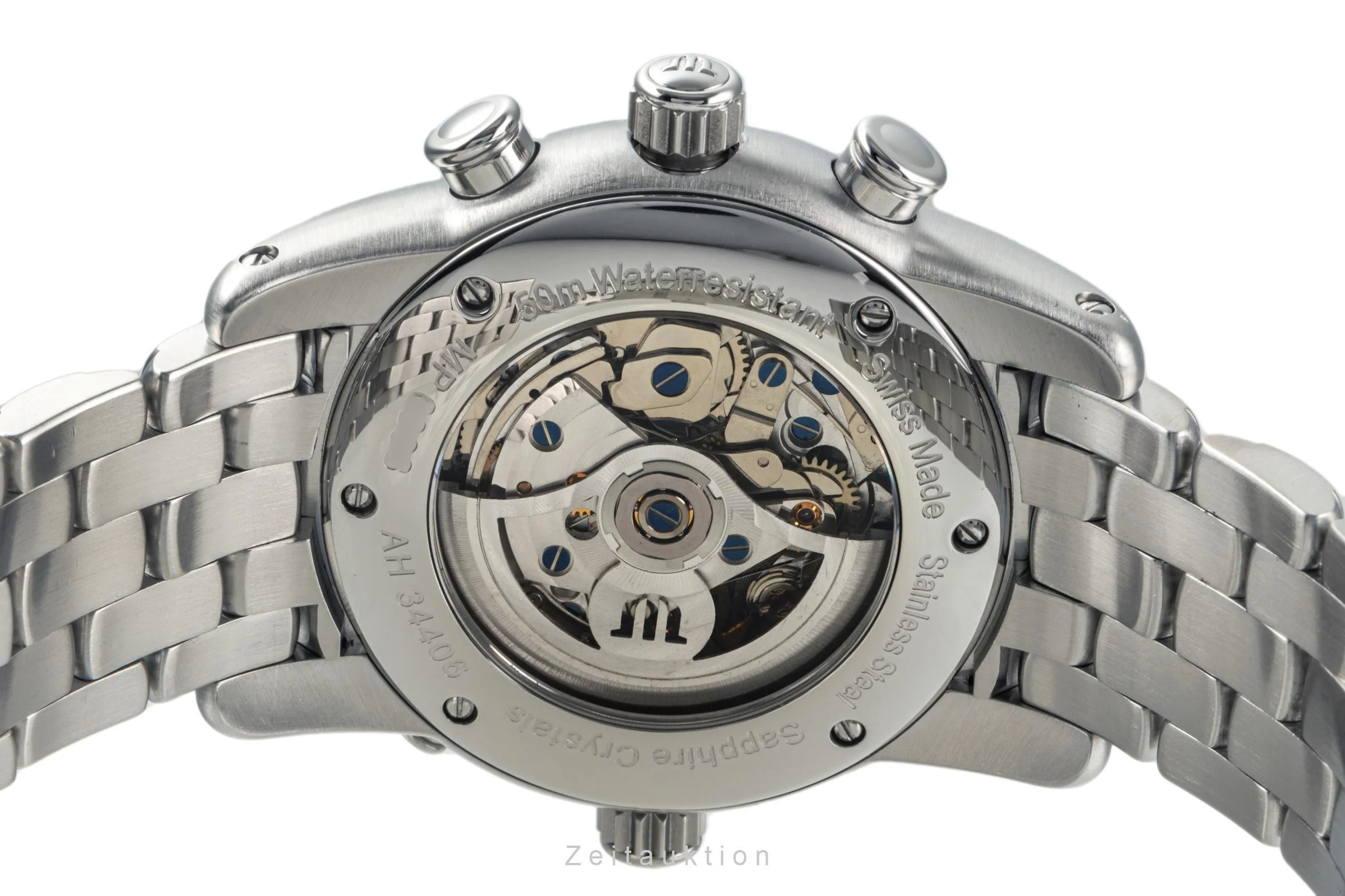 Maurice Lacroix Masterpiece chronograph steel automatic men's watch MP6398  [2304432] - Image 10