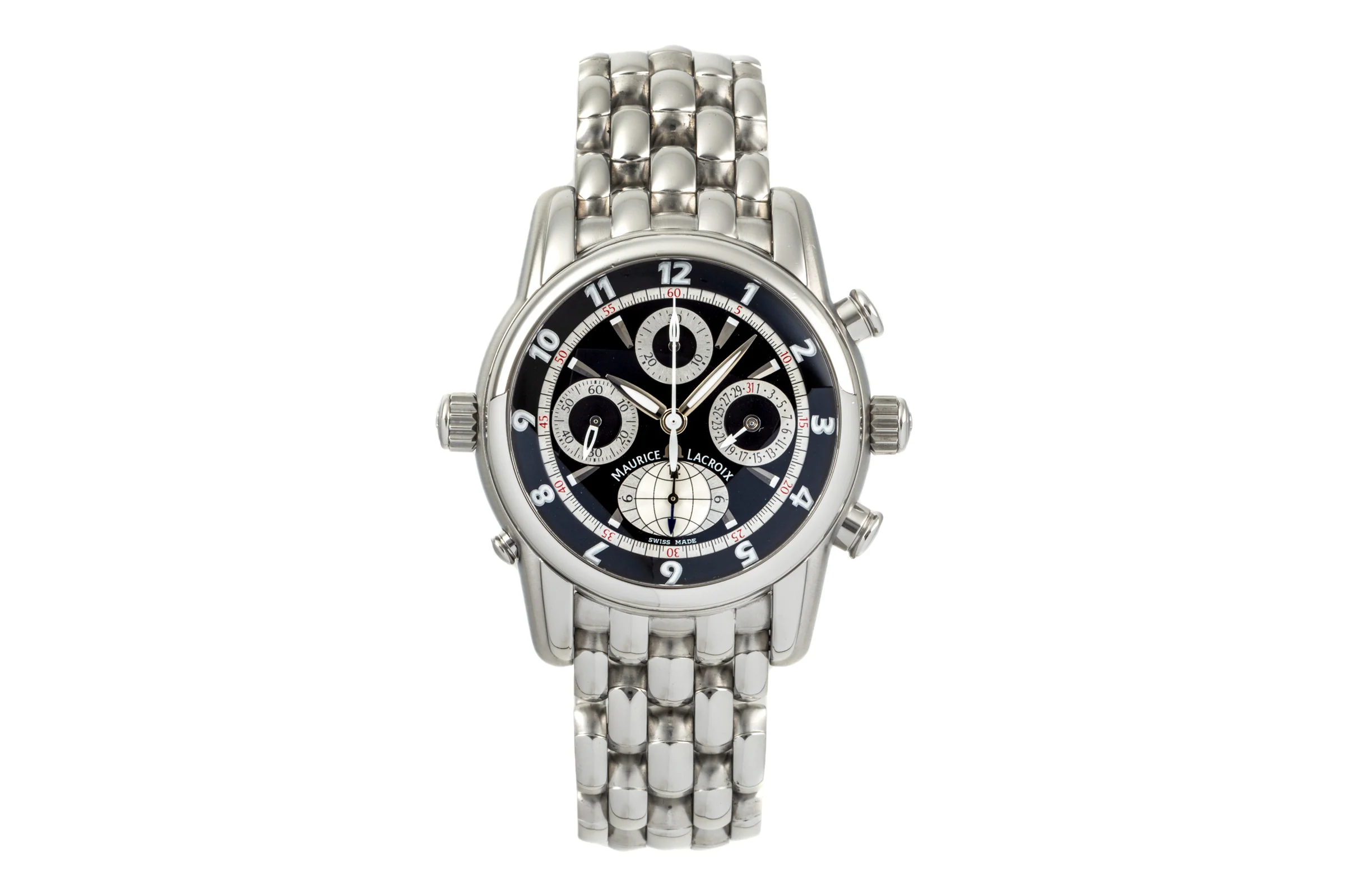 Maurice Lacroix Masterpiece chronograph steel automatic men's watch MP6398  [2304432] - Image 4