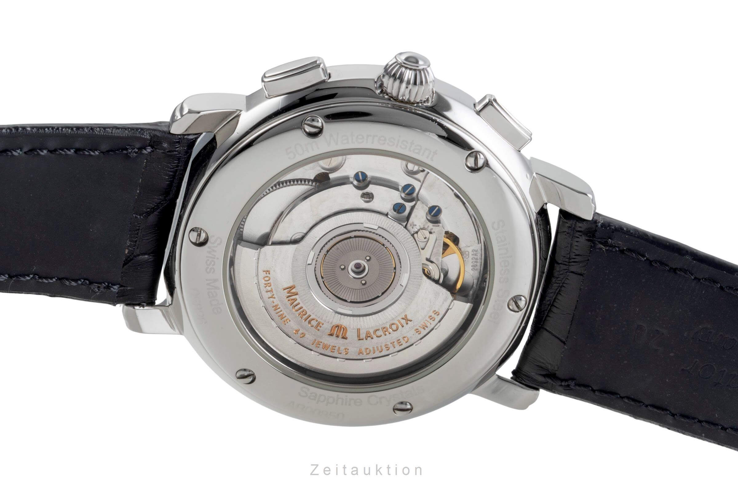 Maurice Lacroix Masterpiece Flyback chronograph steel automatic men's watch 05826  [2501292] - Image 11