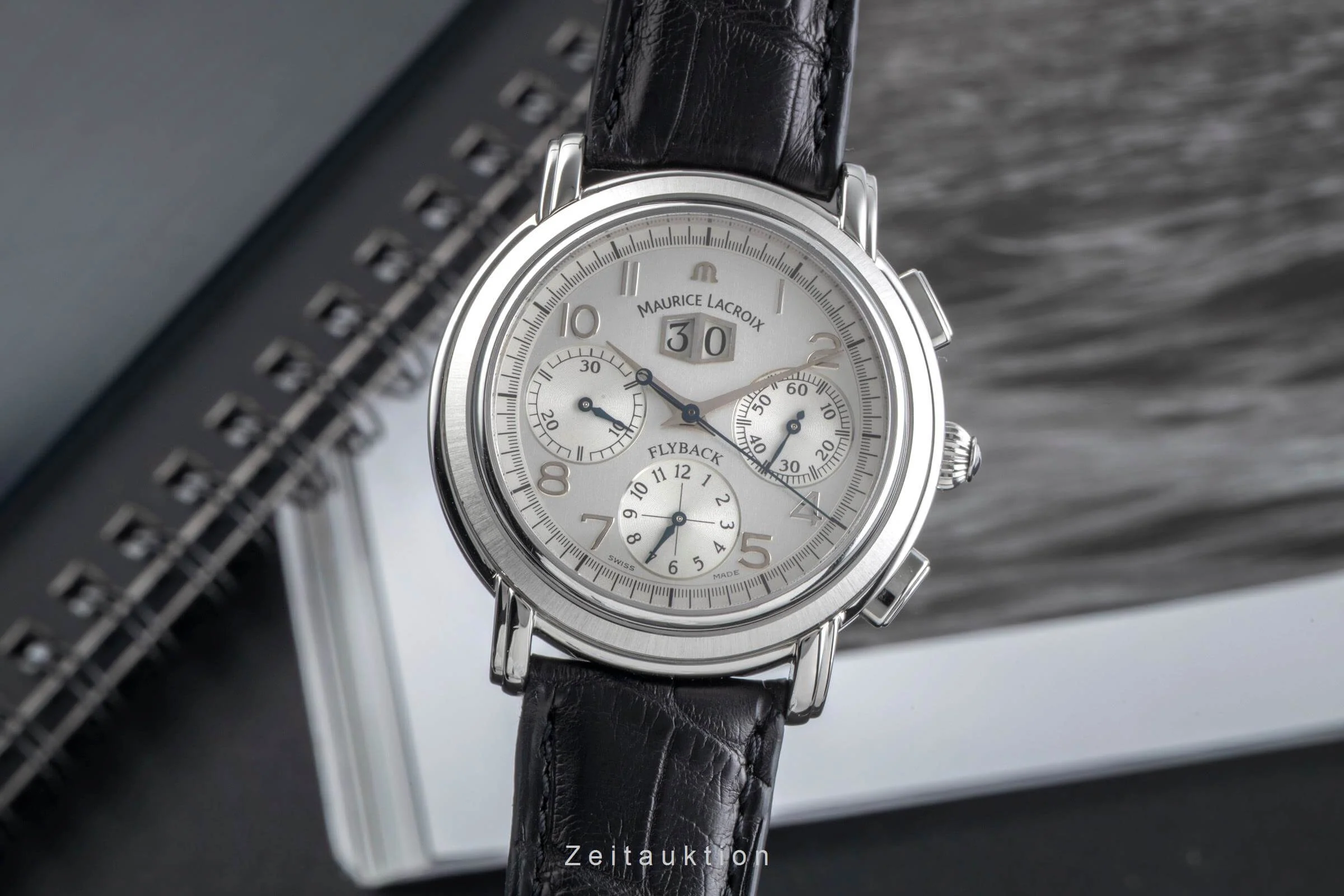 Maurice Lacroix Masterpiece Flyback chronograph steel automatic men's watch 05826  [2501292] - Image 2