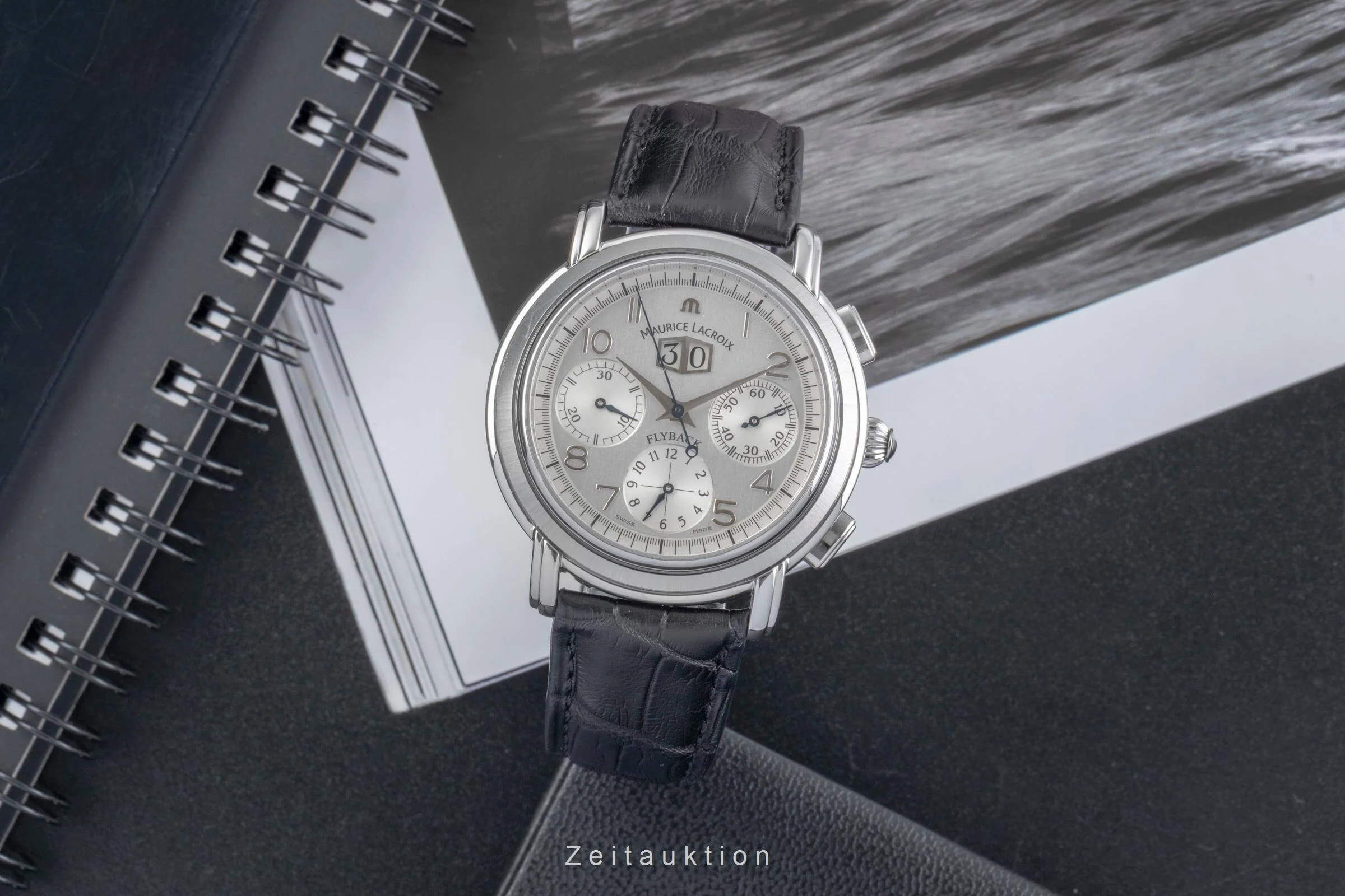 Maurice Lacroix Masterpiece Flyback chronograph steel automatic men's watch 05826  [2501292] - Image 4