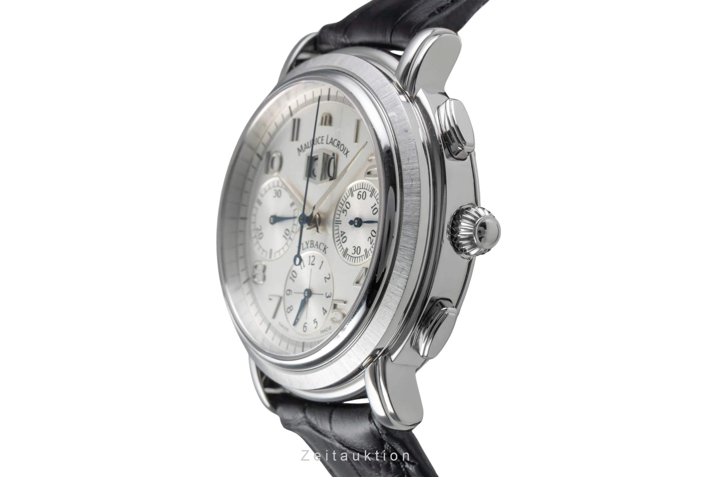 Maurice Lacroix Masterpiece Flyback chronograph steel automatic men's watch 05826  [2501292] - Image 7